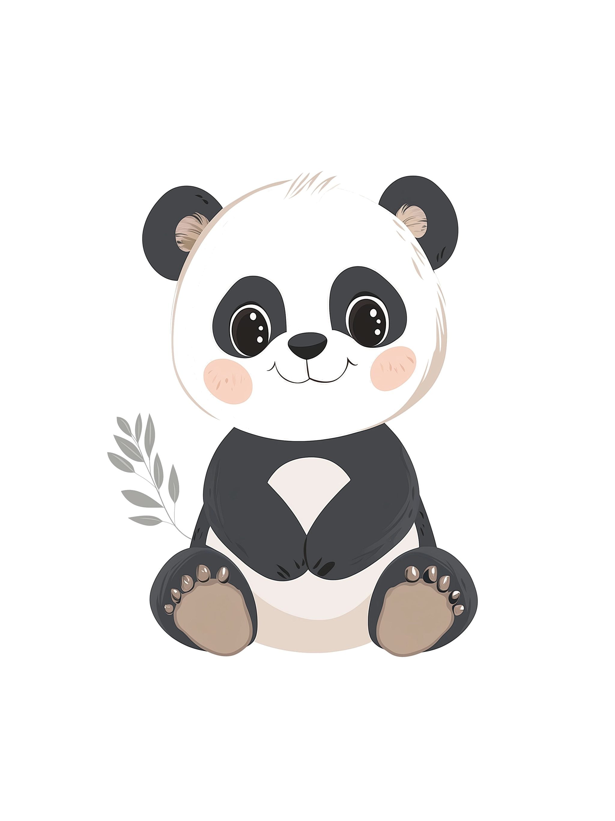 Cute Panda Poster