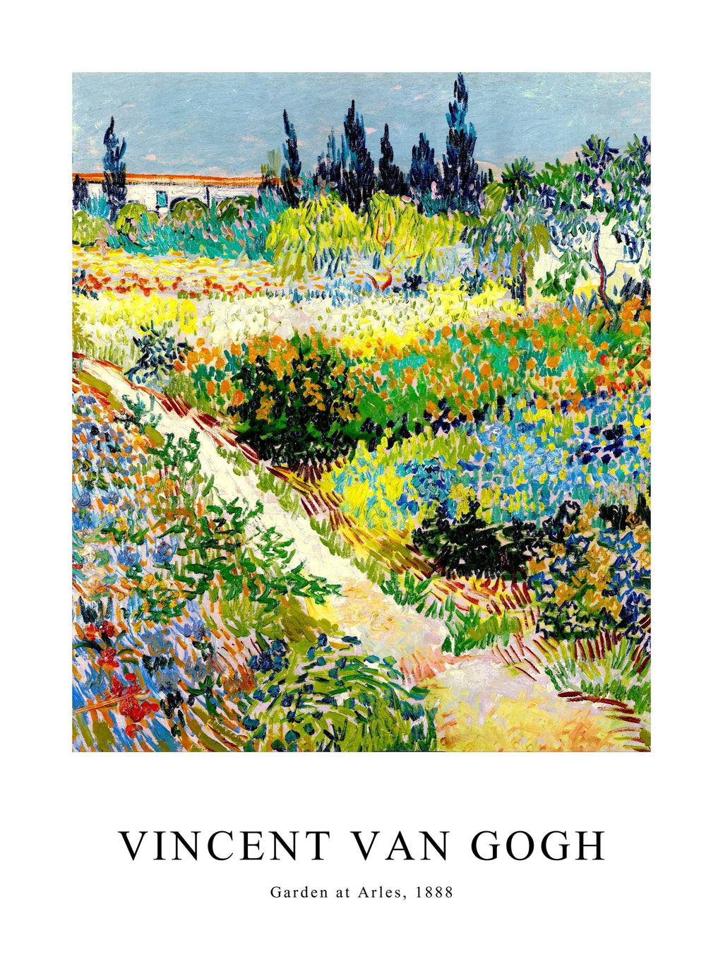 Garden at Arles Poster