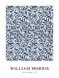 Willow Bough Nocturne Blue Poster