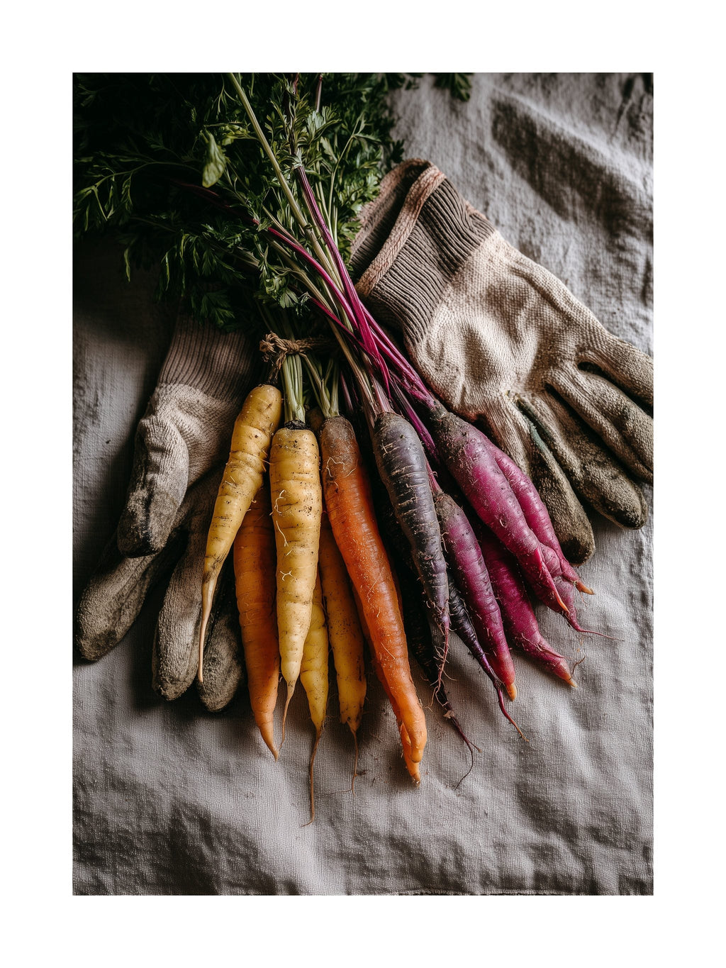 Harvest Vegetables Poster