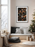 Winter Firewood with Holly Poster