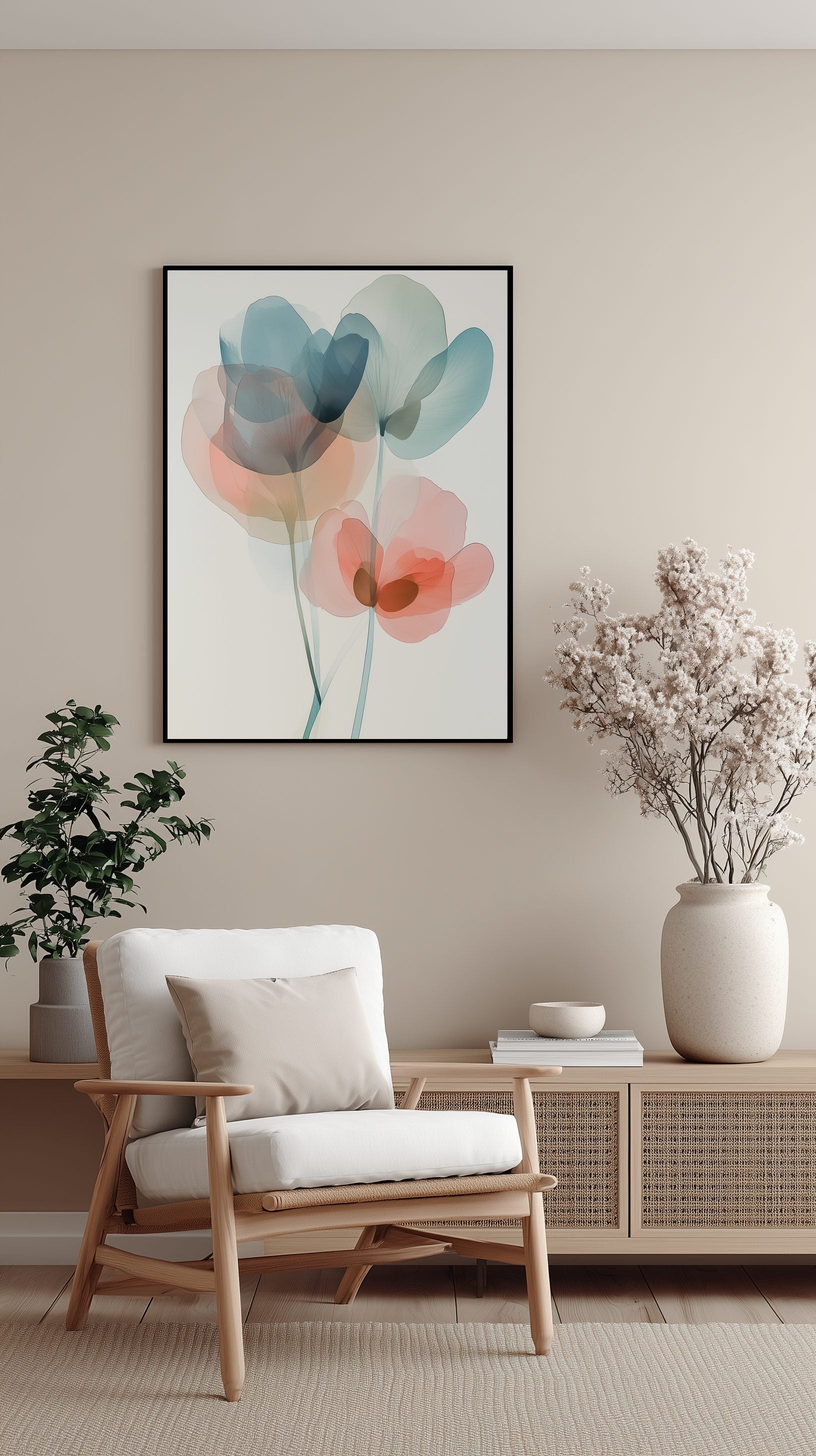 Flourishing Layers Poster