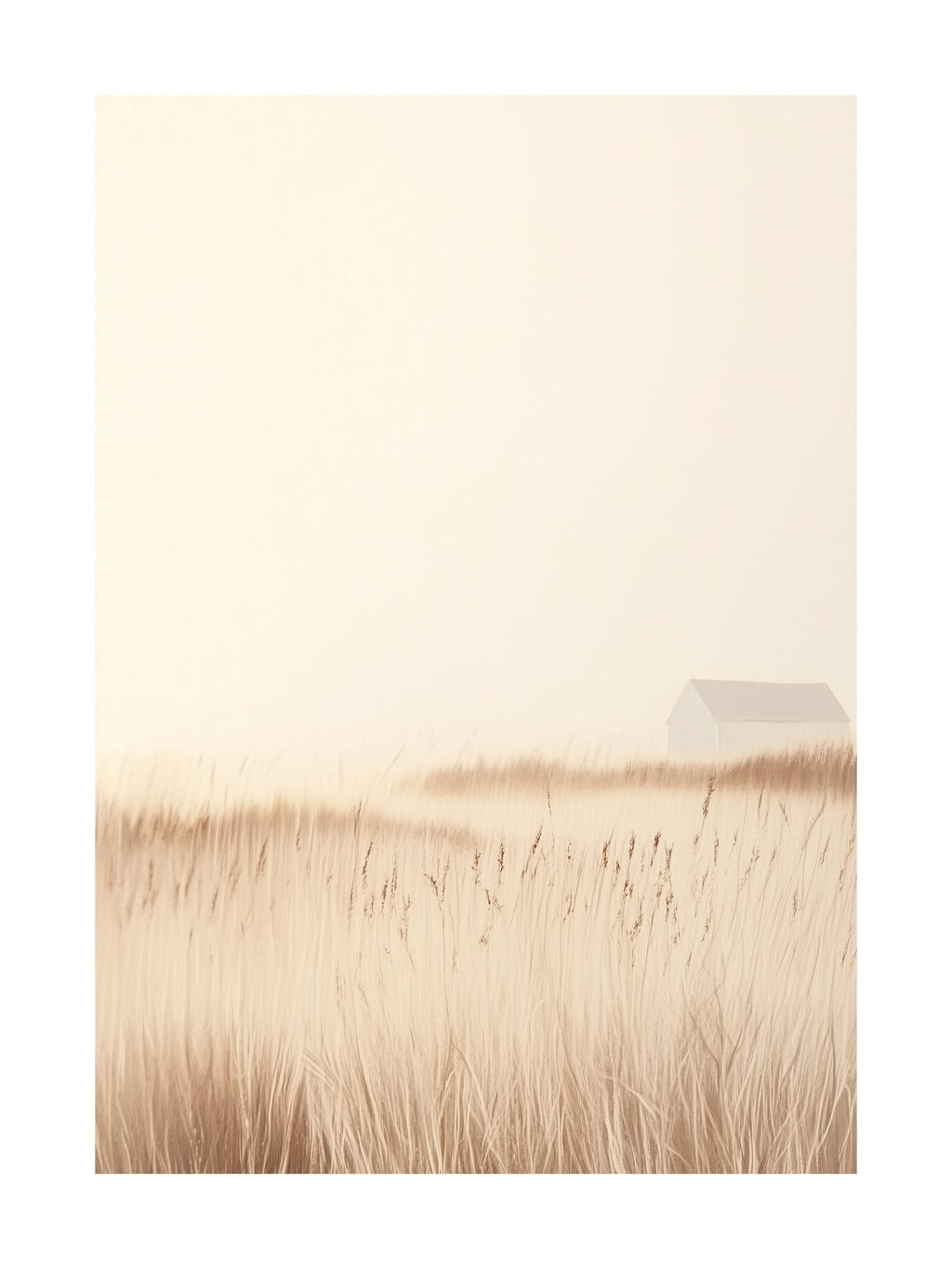 Falsterbo Misty Cabin Poster