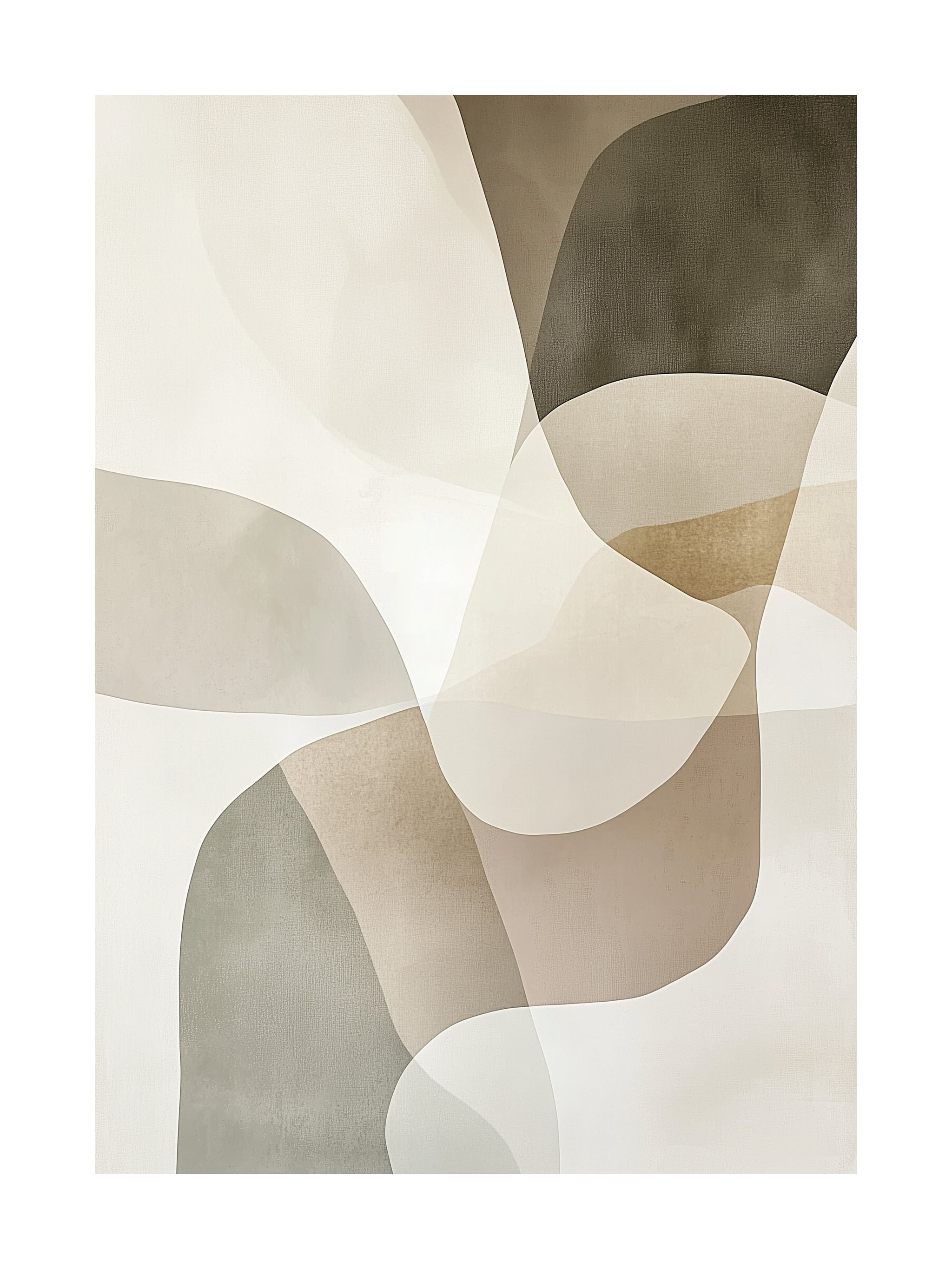 Soft Earth Tones Poster