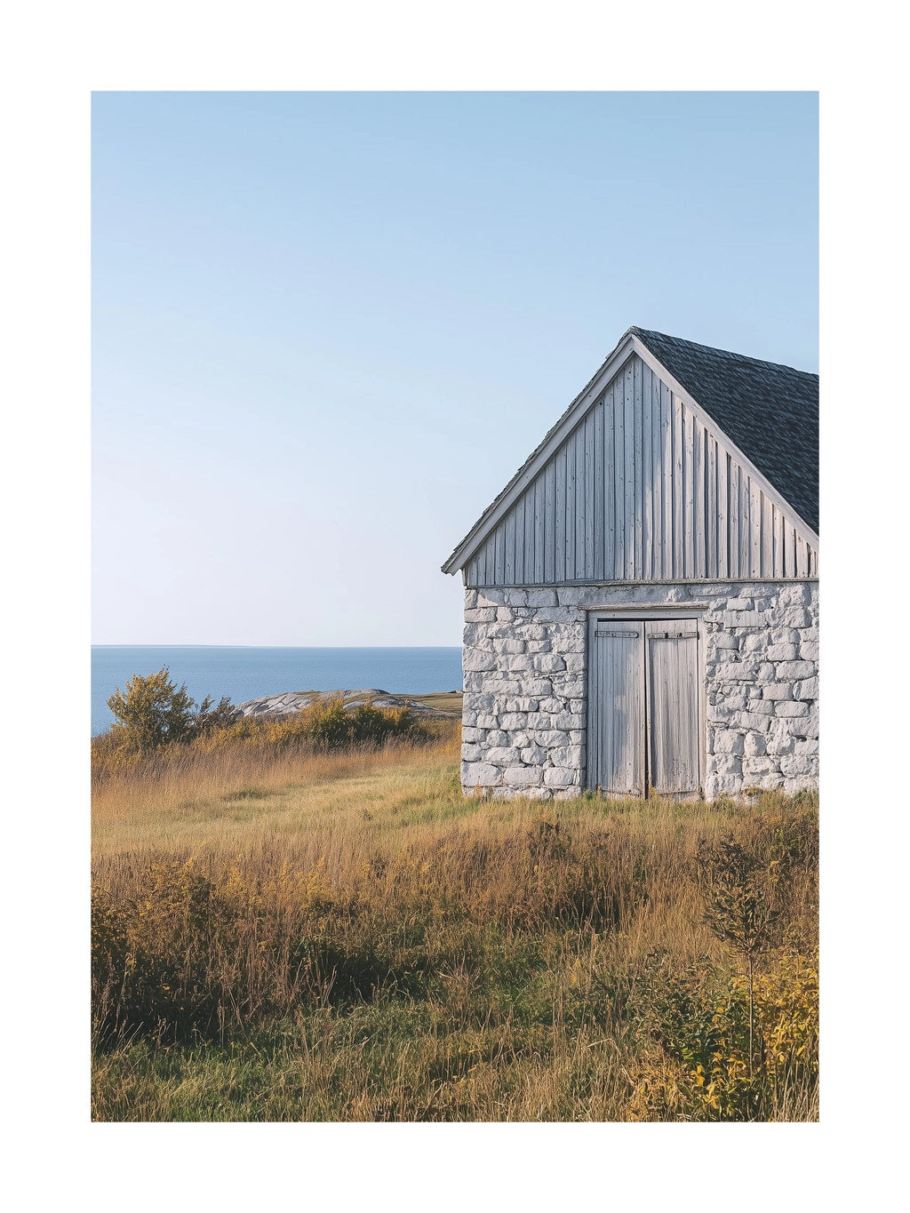 Gotland Stone Barn Poster