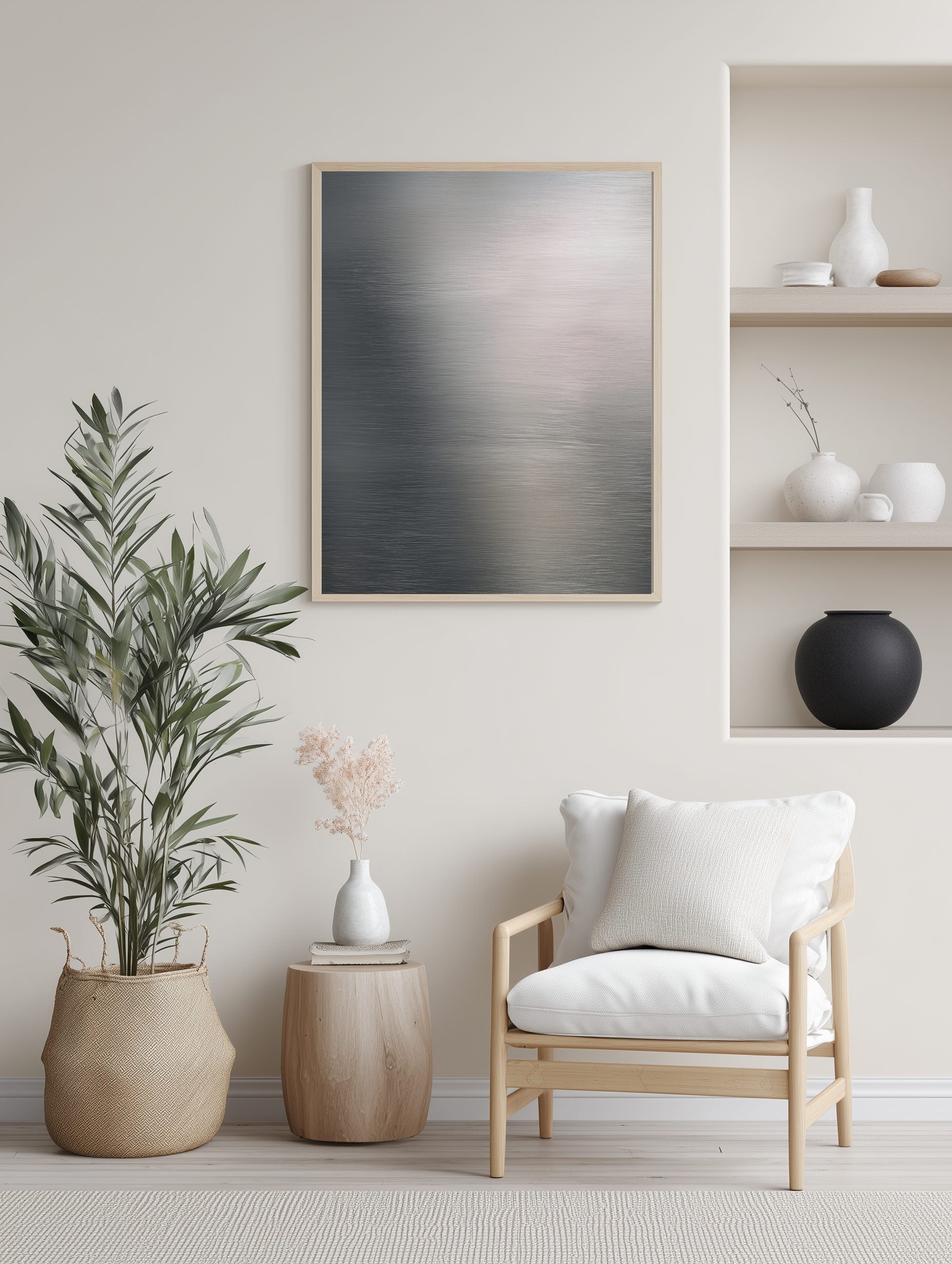 Brushed Metal Gradient Poster