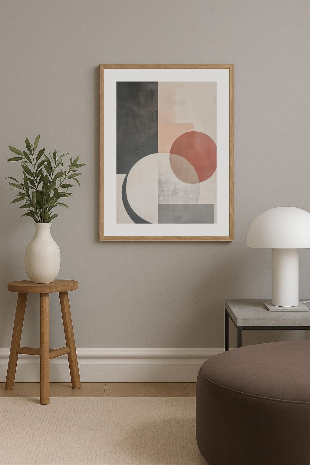 Geometric Balance Poster