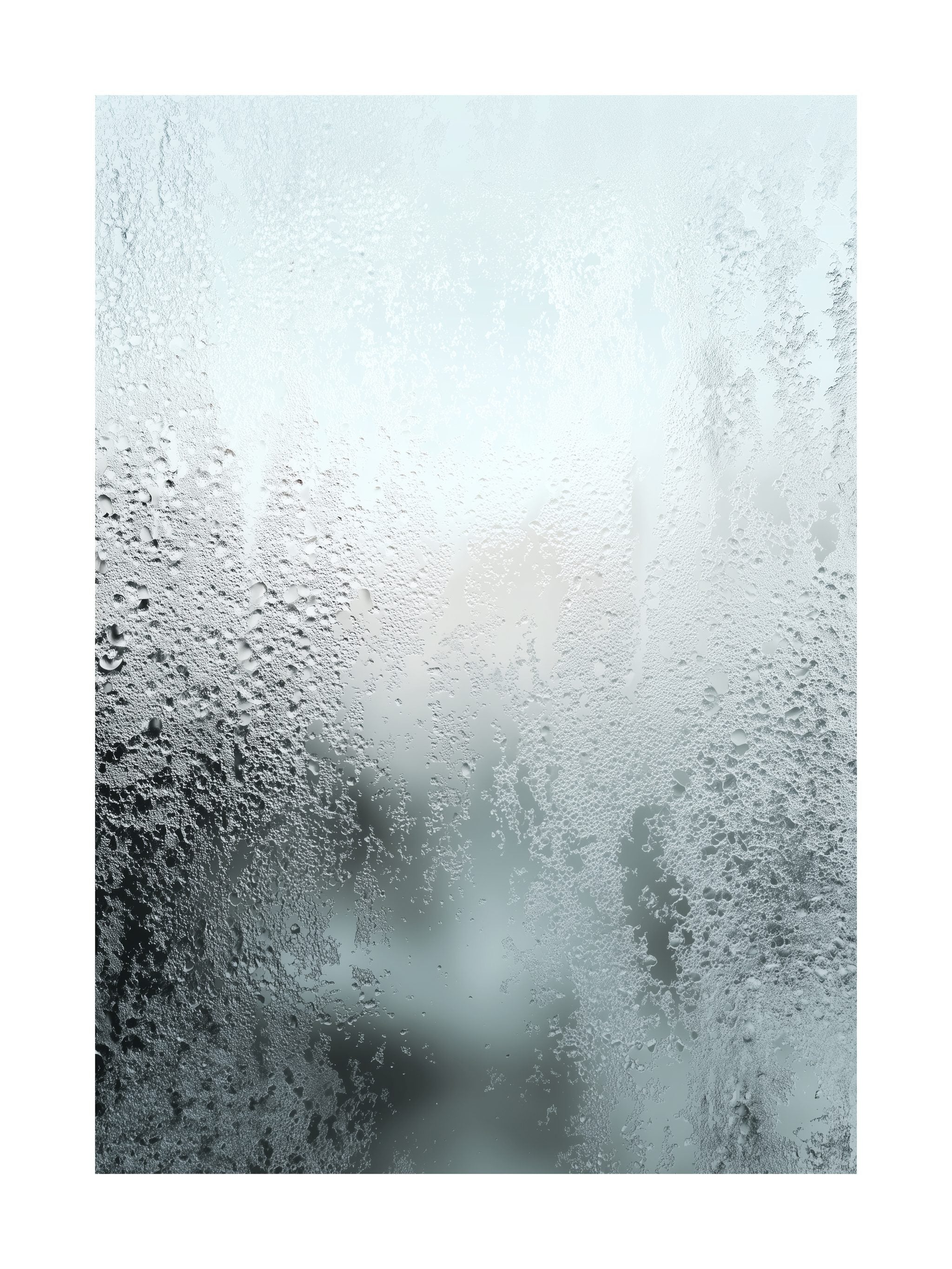 Frozen Glass Texture Poster