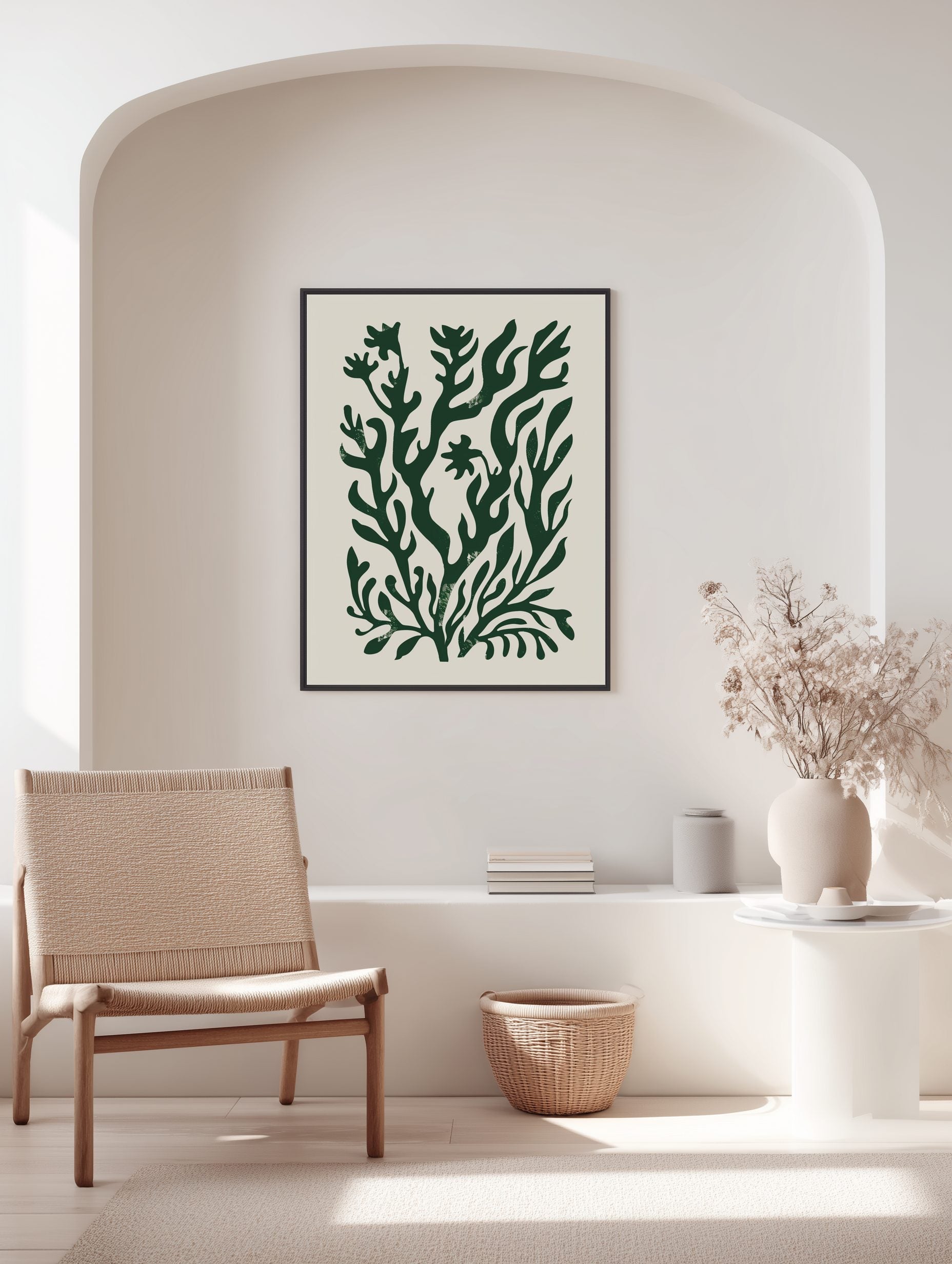 Bold Green Botanical Poster