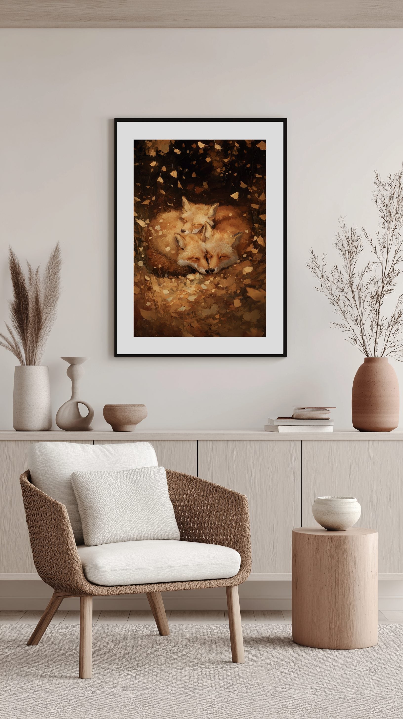 Sleeping Foxes Poster