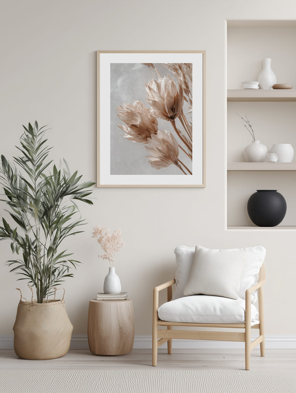 Dried Floral Close-Up Poster