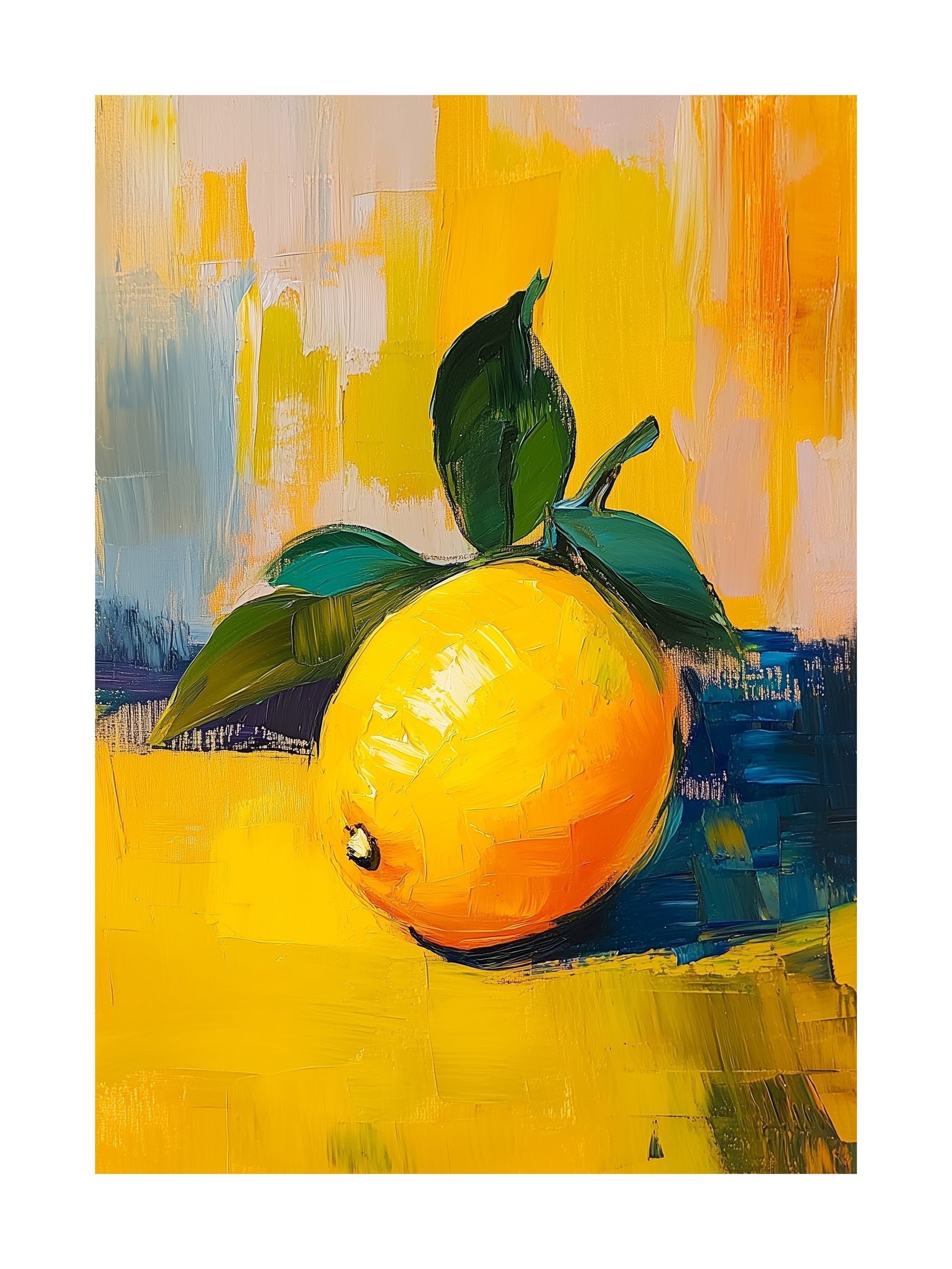 Sunny Lemon Poster