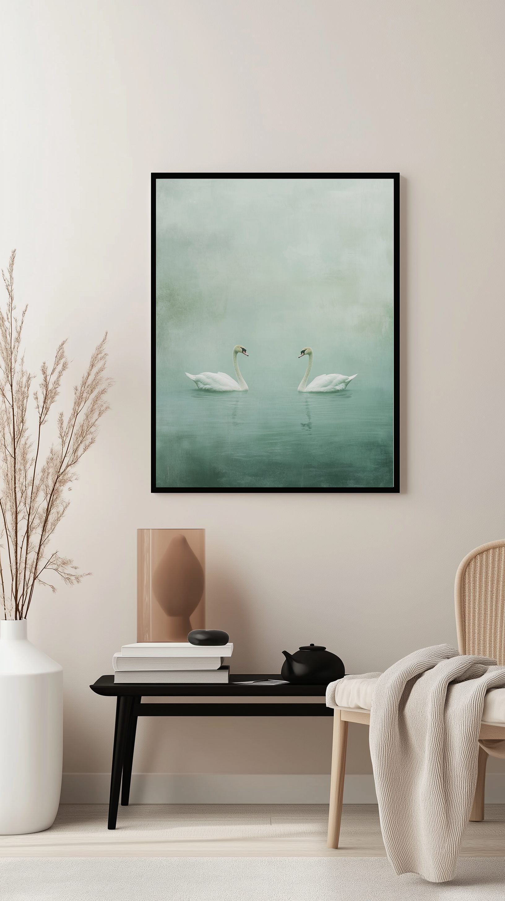 Serene Swans Poster
