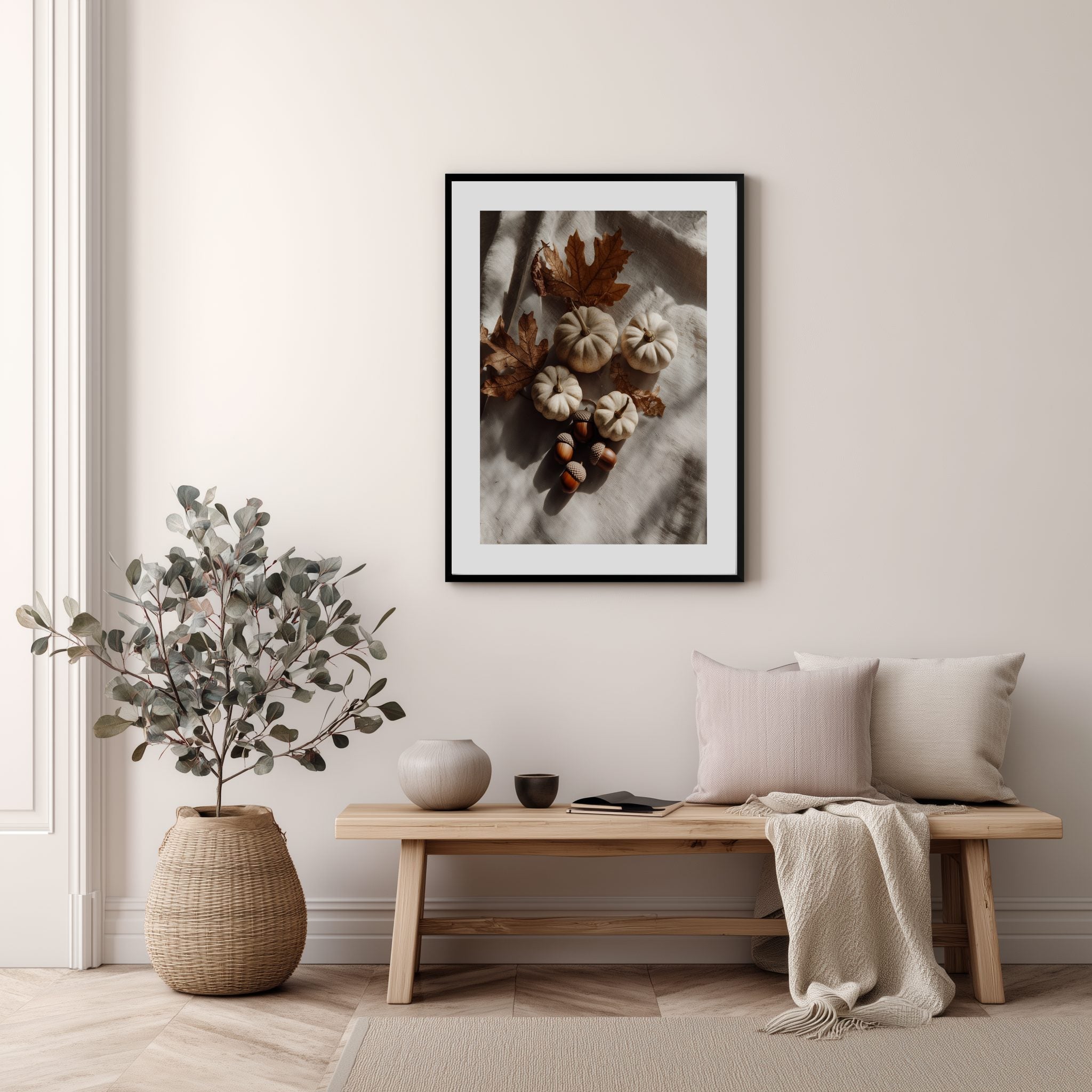 Mini Pumpkins & Acorns Poster