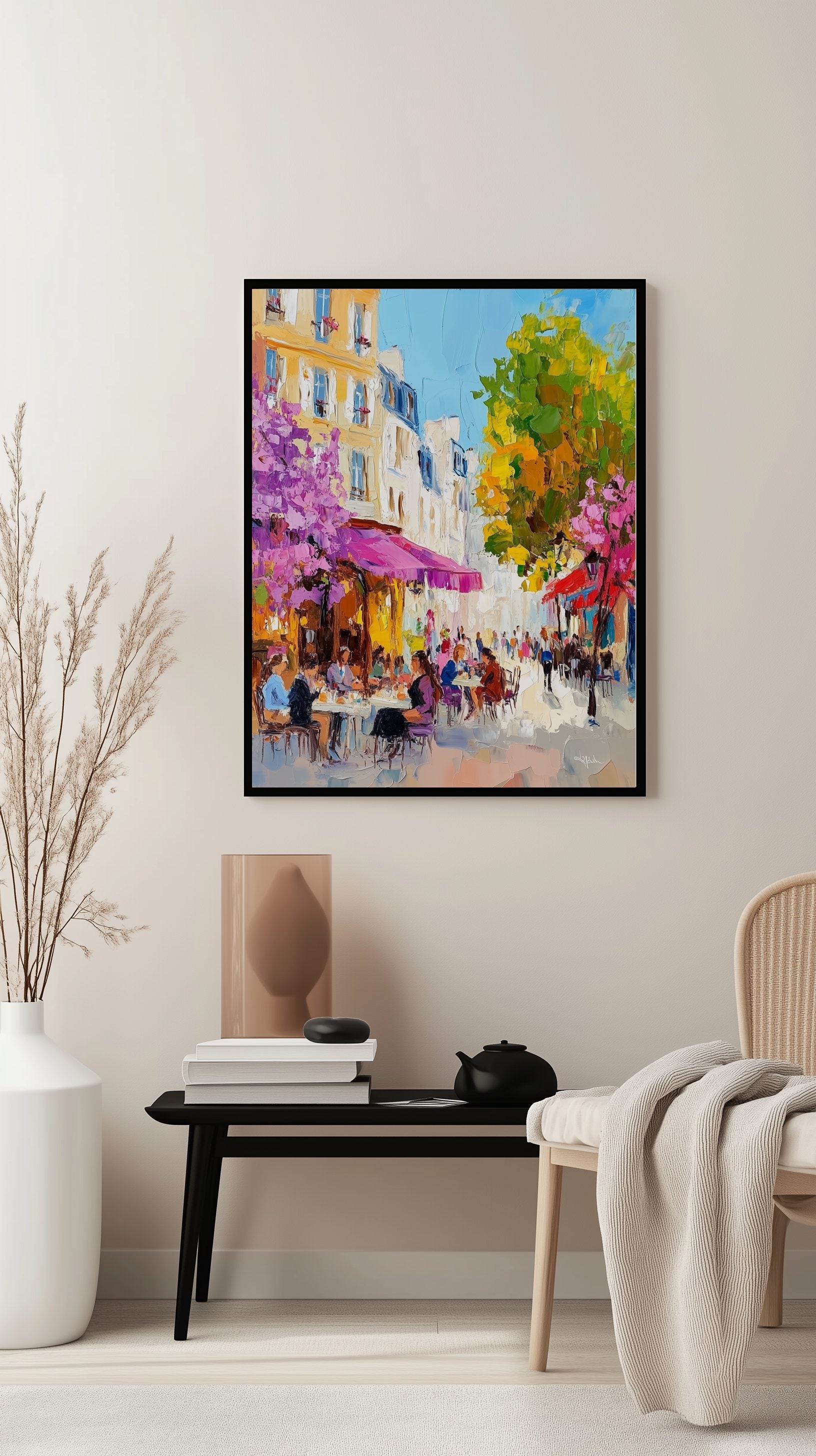 Lively Parisian Poster