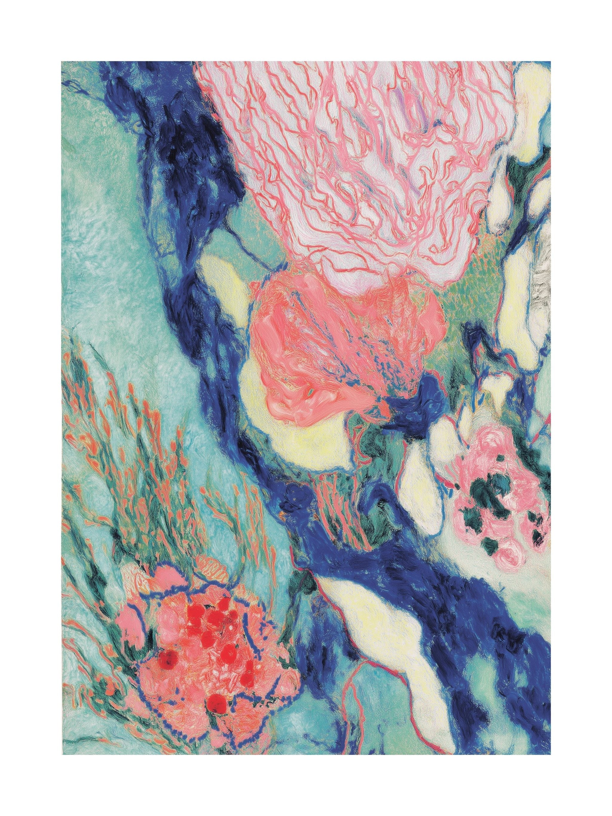 Coral Garden Bloom Poster