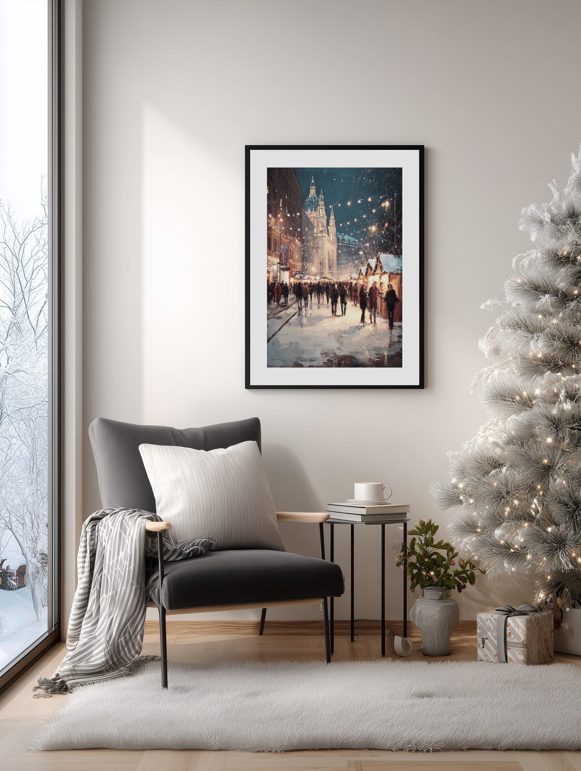 Vienna Christmas Market Poster