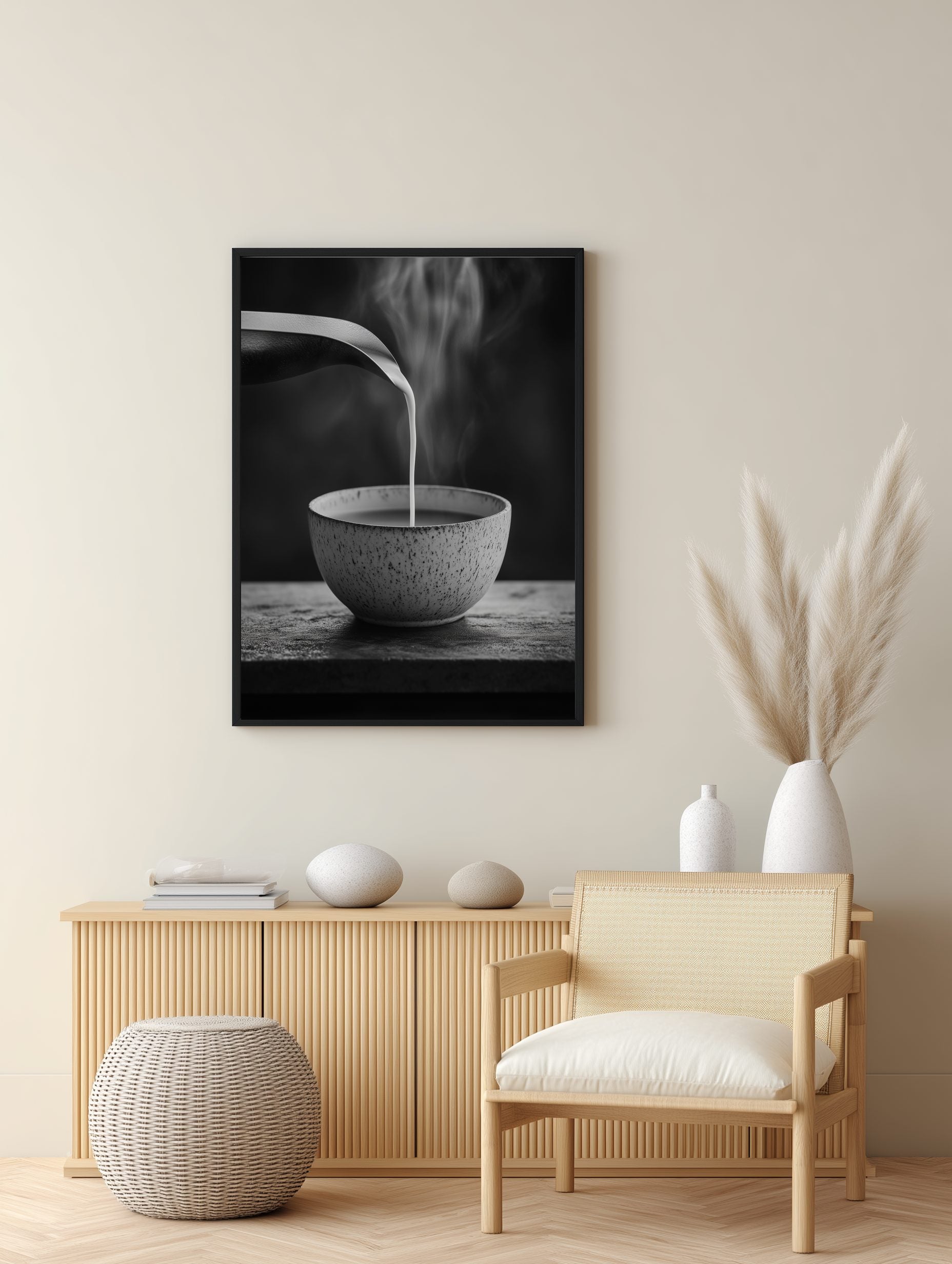 Steaming Pour Poster