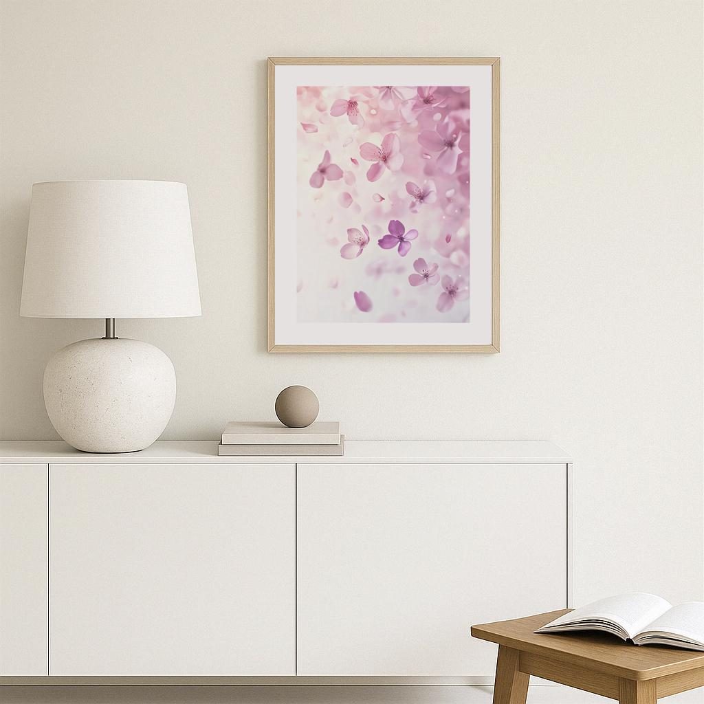 Soft Spring Blossoms Poster