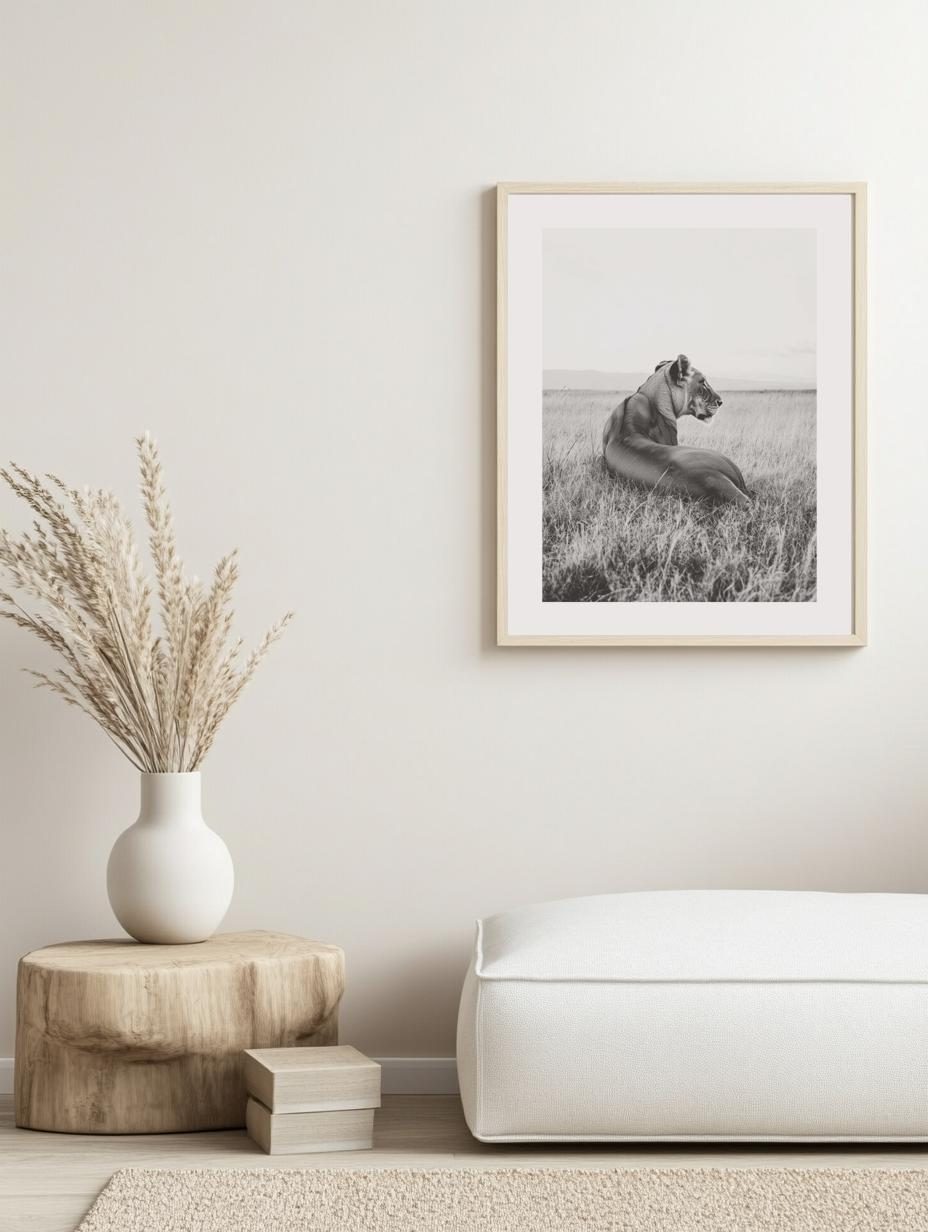 Resting Lioness Poster