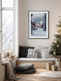 Swedish Winter Village Poster
