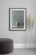 Vase with Olive Branches Poster