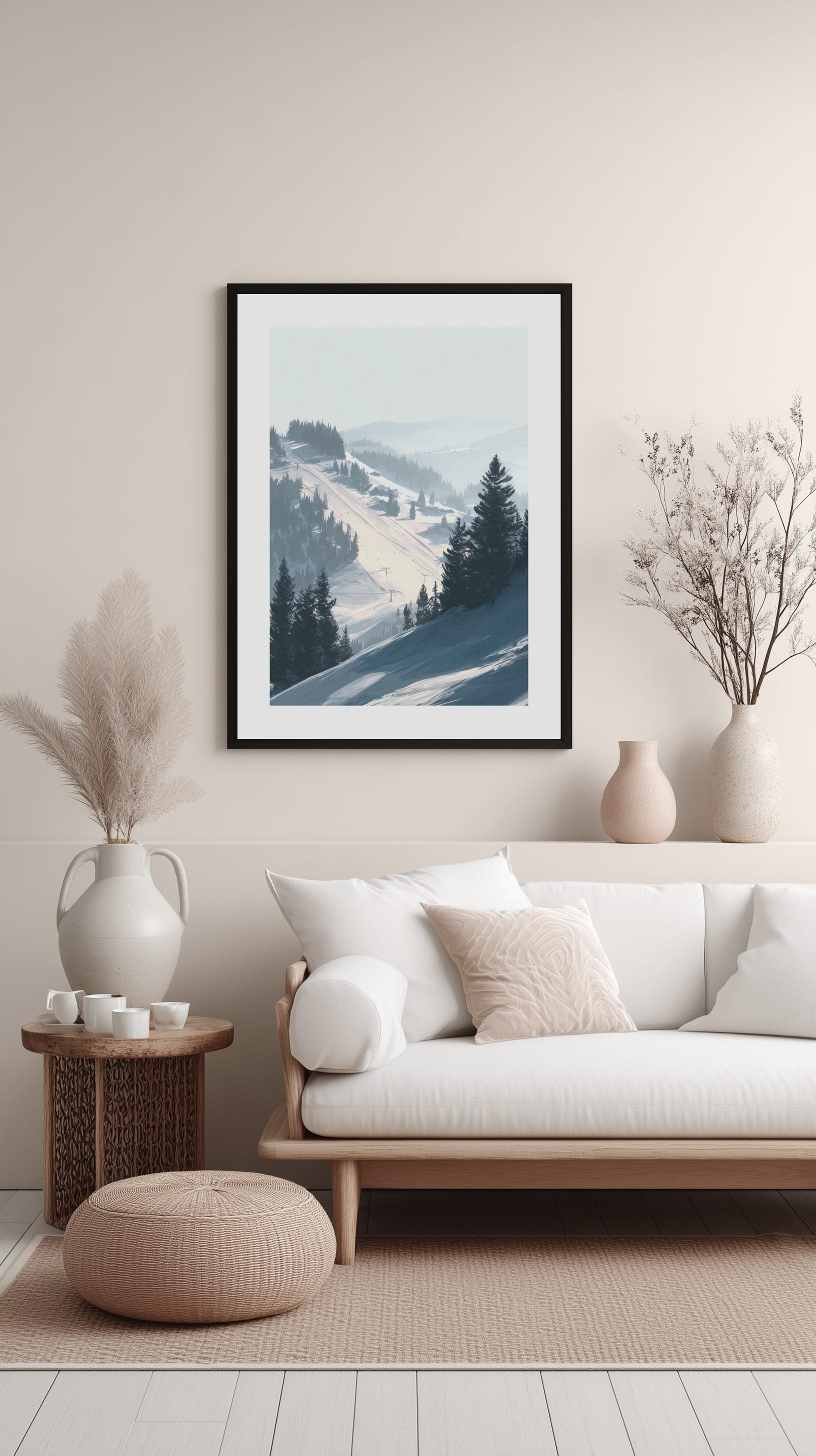 Ski Slope Poster
