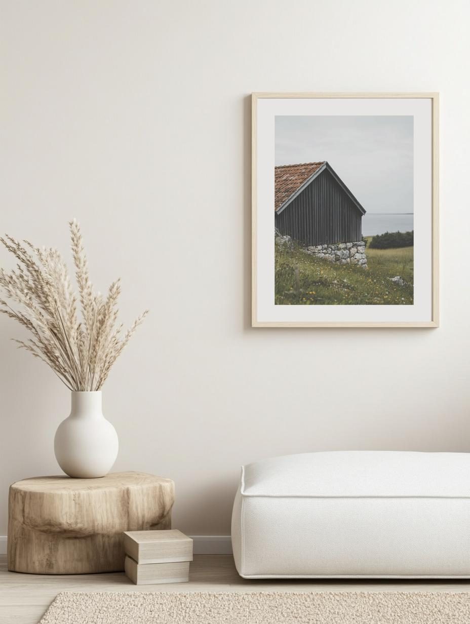 Gotland Coastal Barn Poster