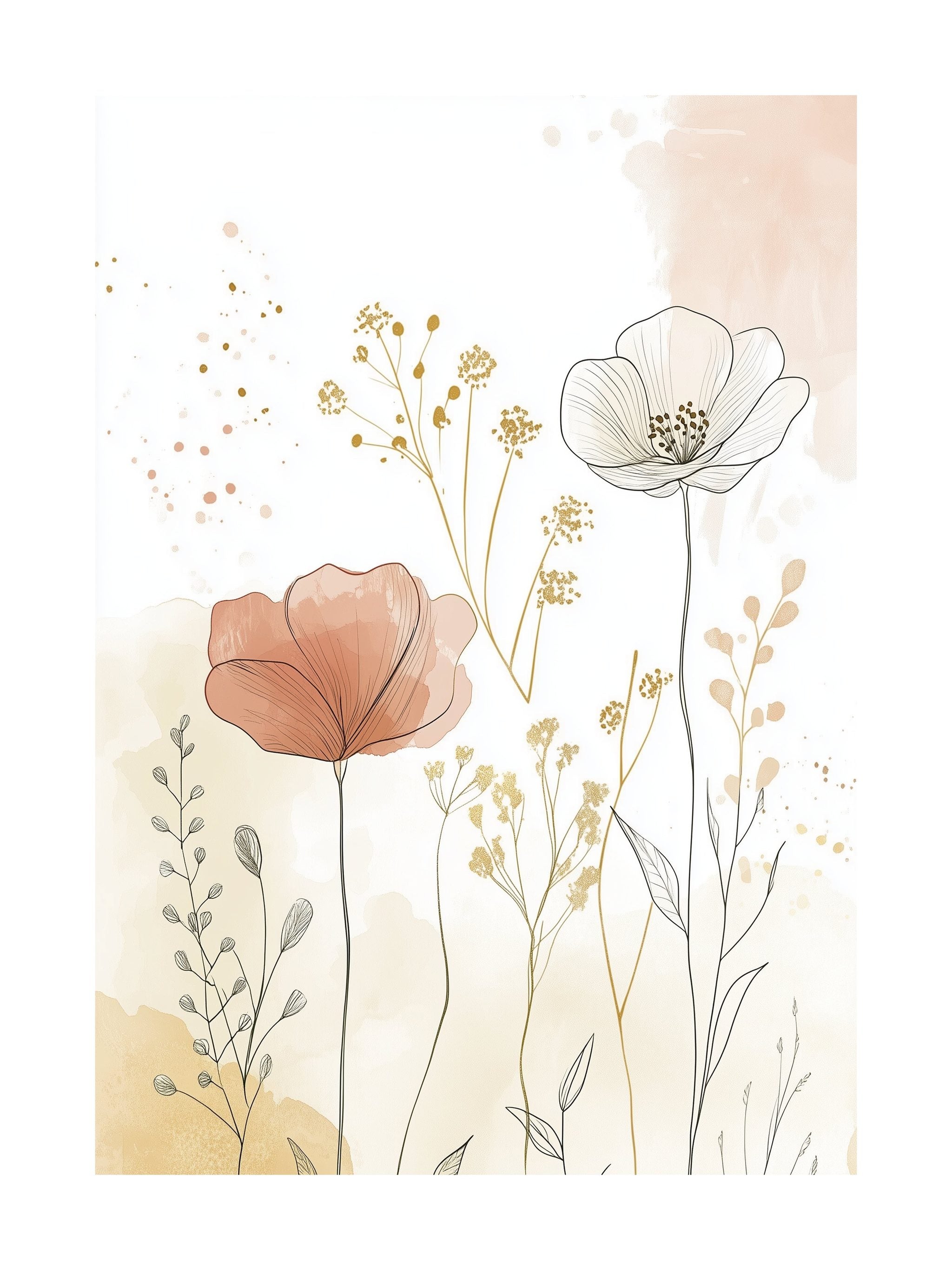 Lined Elegance Poster