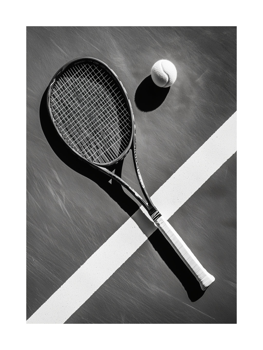 Tennis Still Life Poster