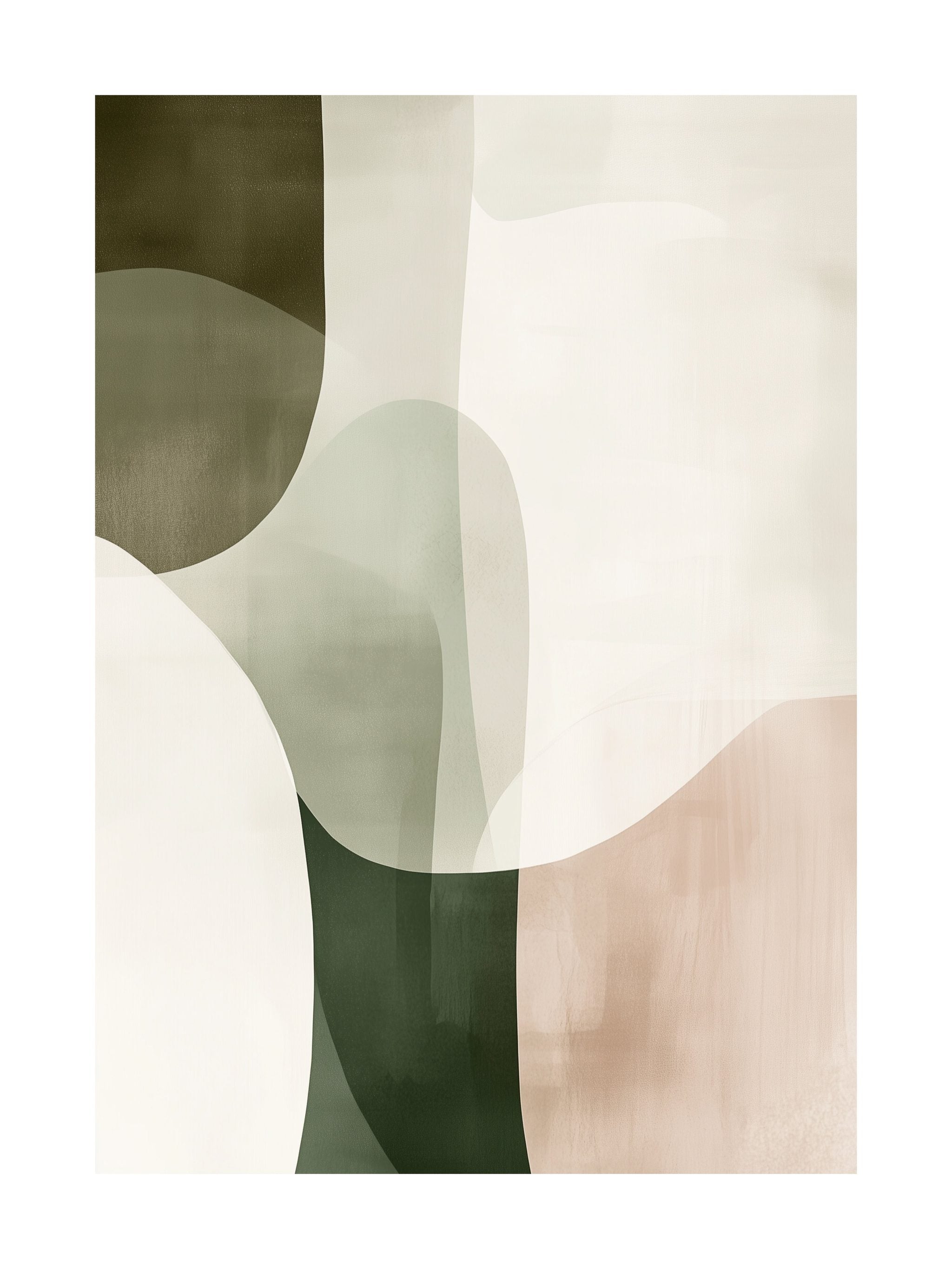 Organic Shapes Poster