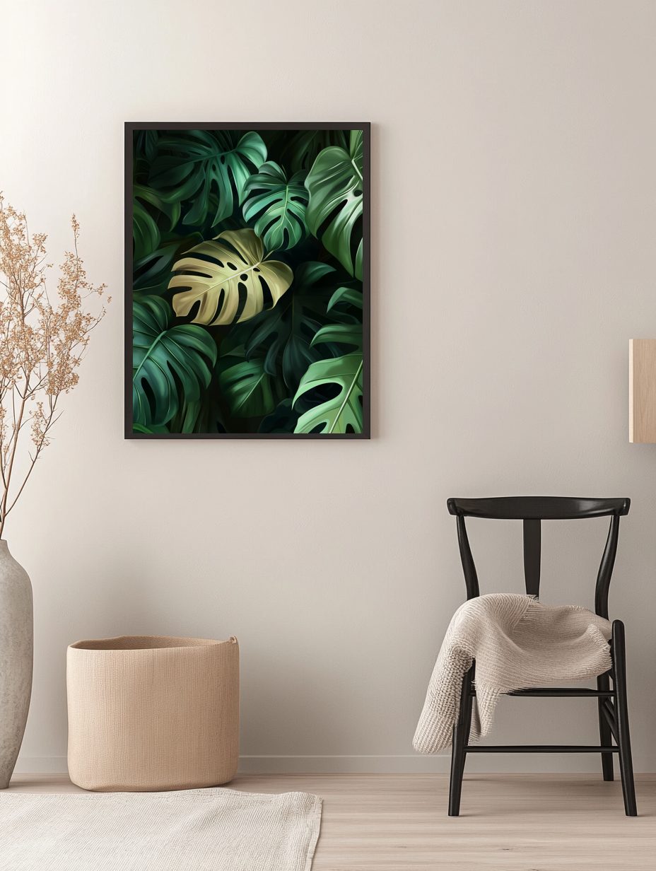 Monstera Foliage Poster