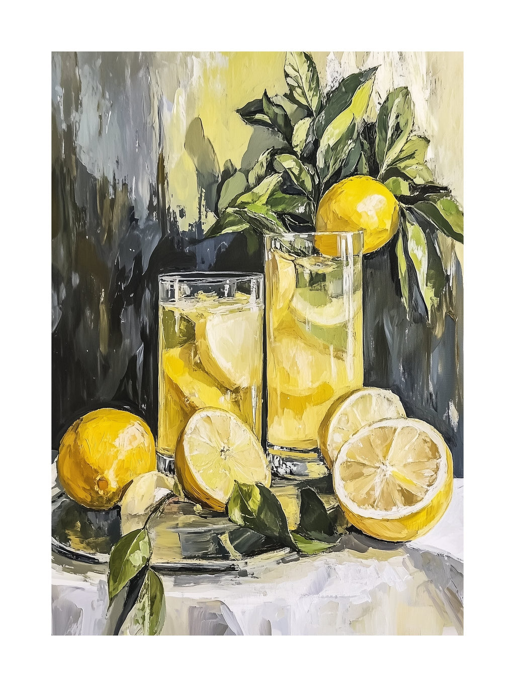 Limoncello Still Life Poster