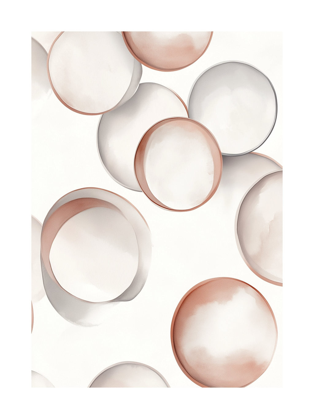 Subtle Spheres Poster