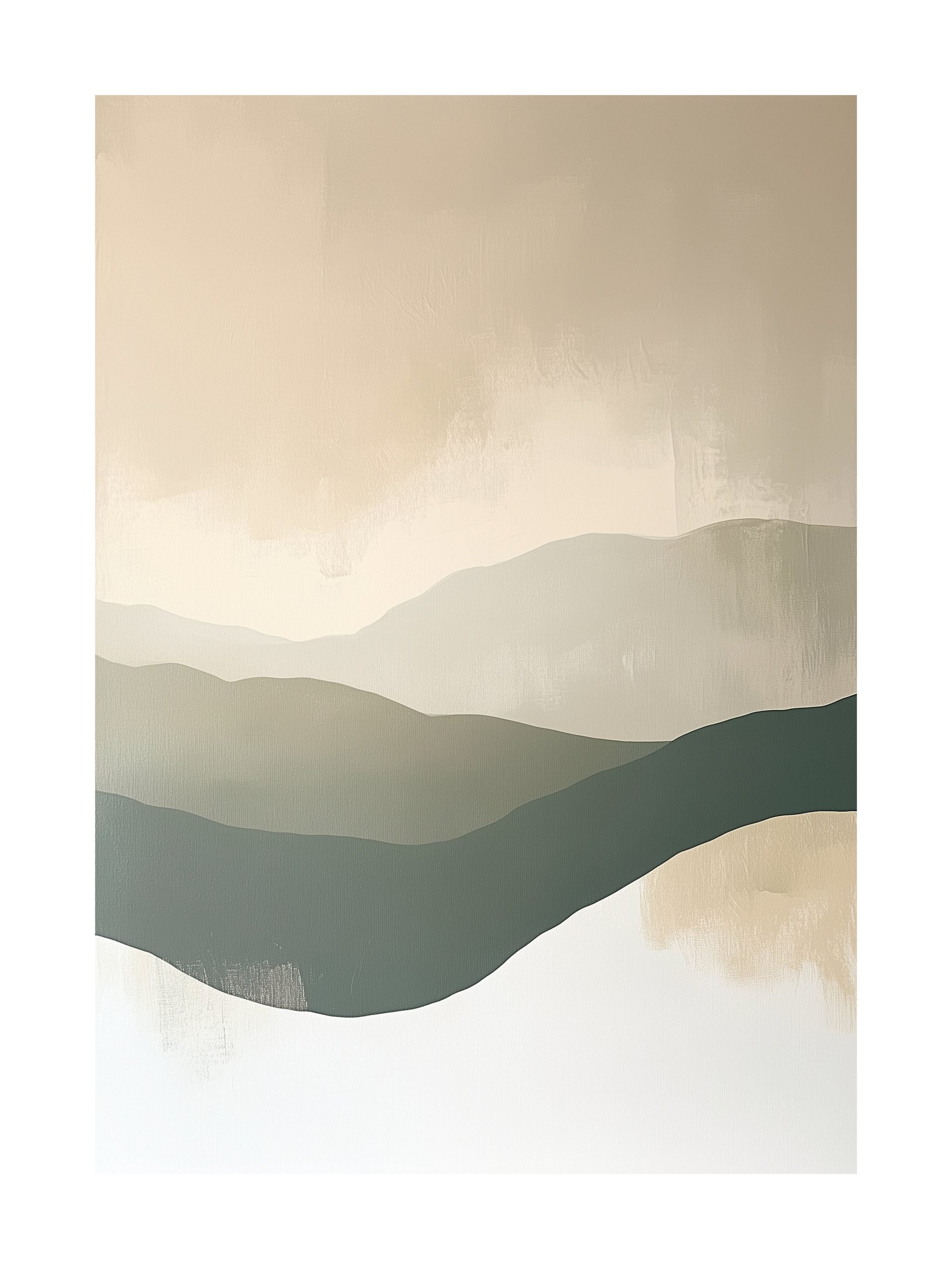 Serene Hills Poster