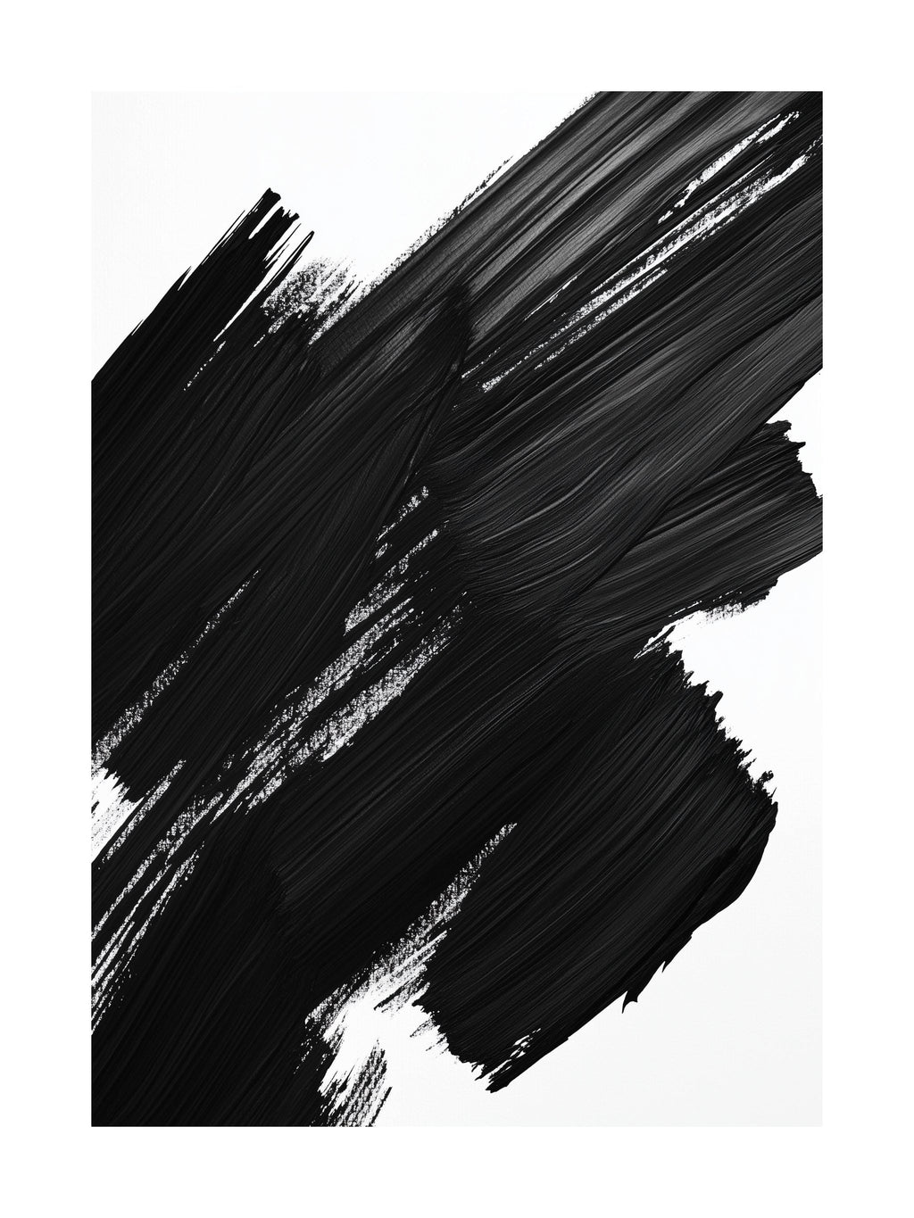 Bold Brush Strokes Poster
