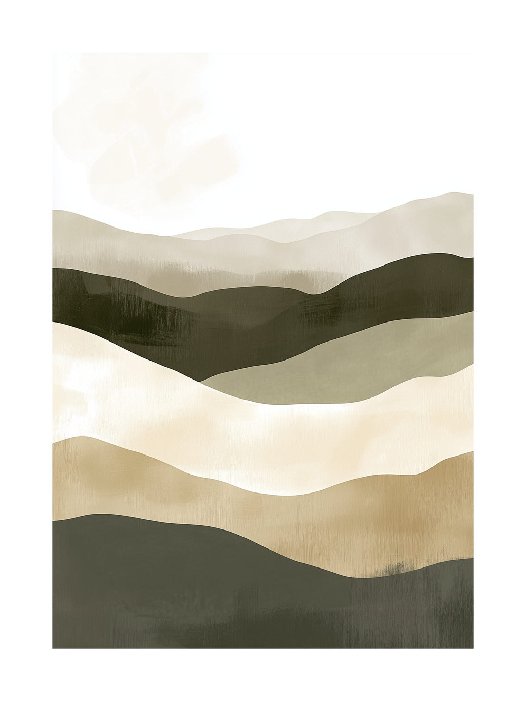 Abstract Desert Landscape Poster