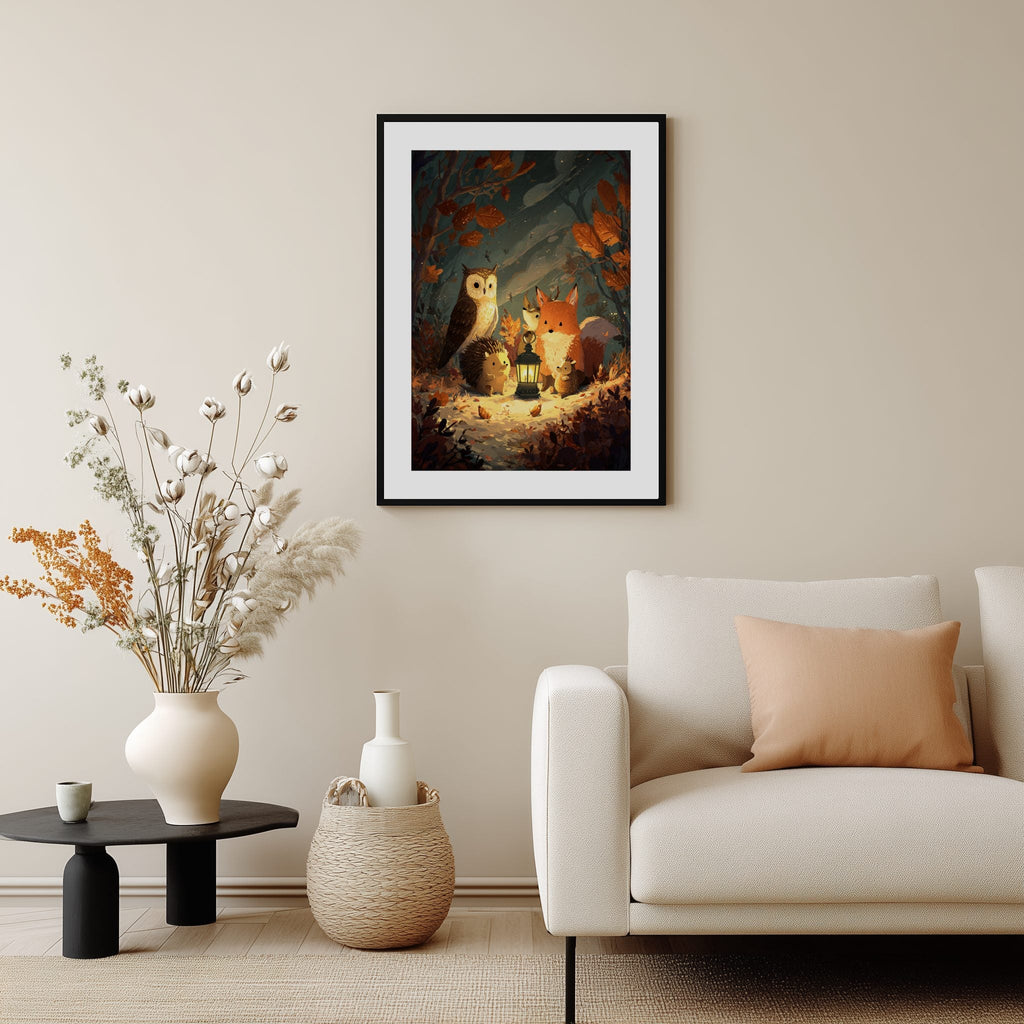 Woodland Friends Poster