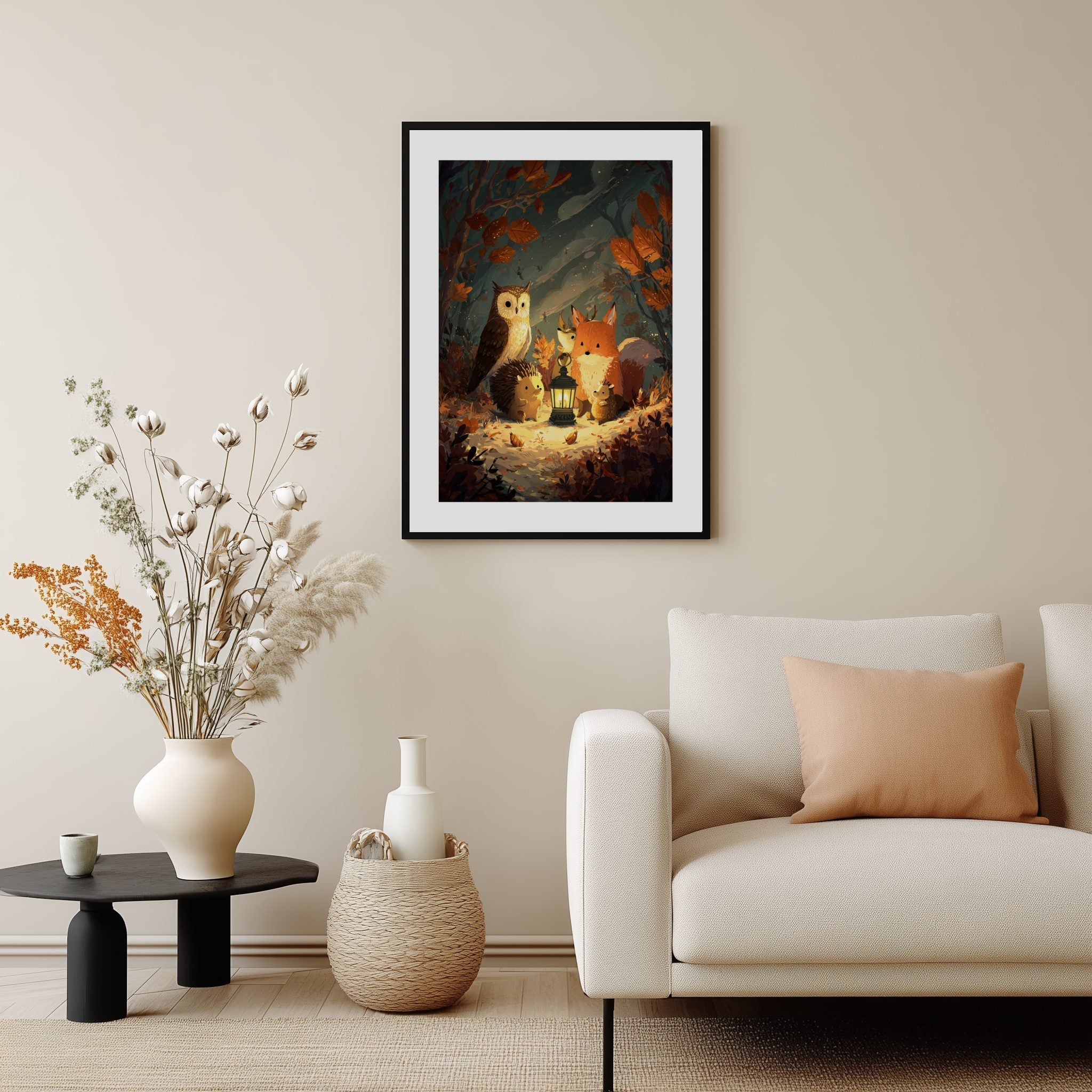 Woodland Friends Poster