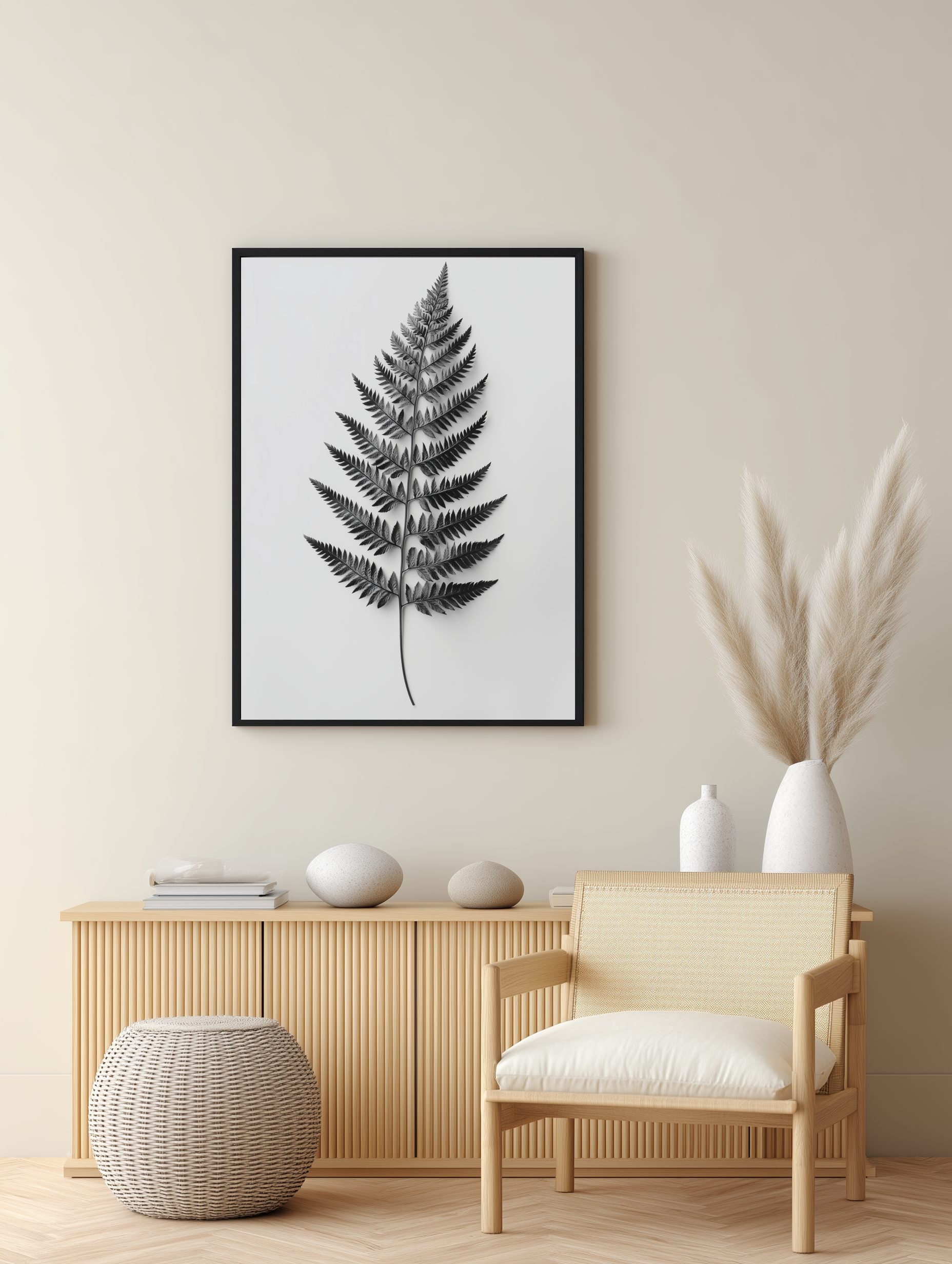Feathered Fern Poster