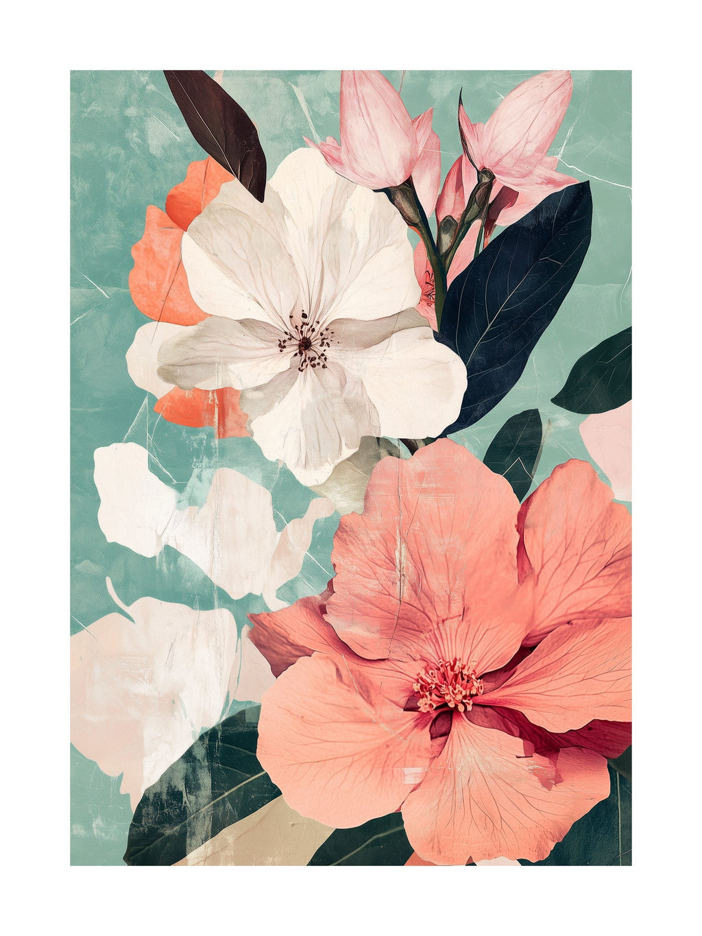 Vintage Bloomscape Poster