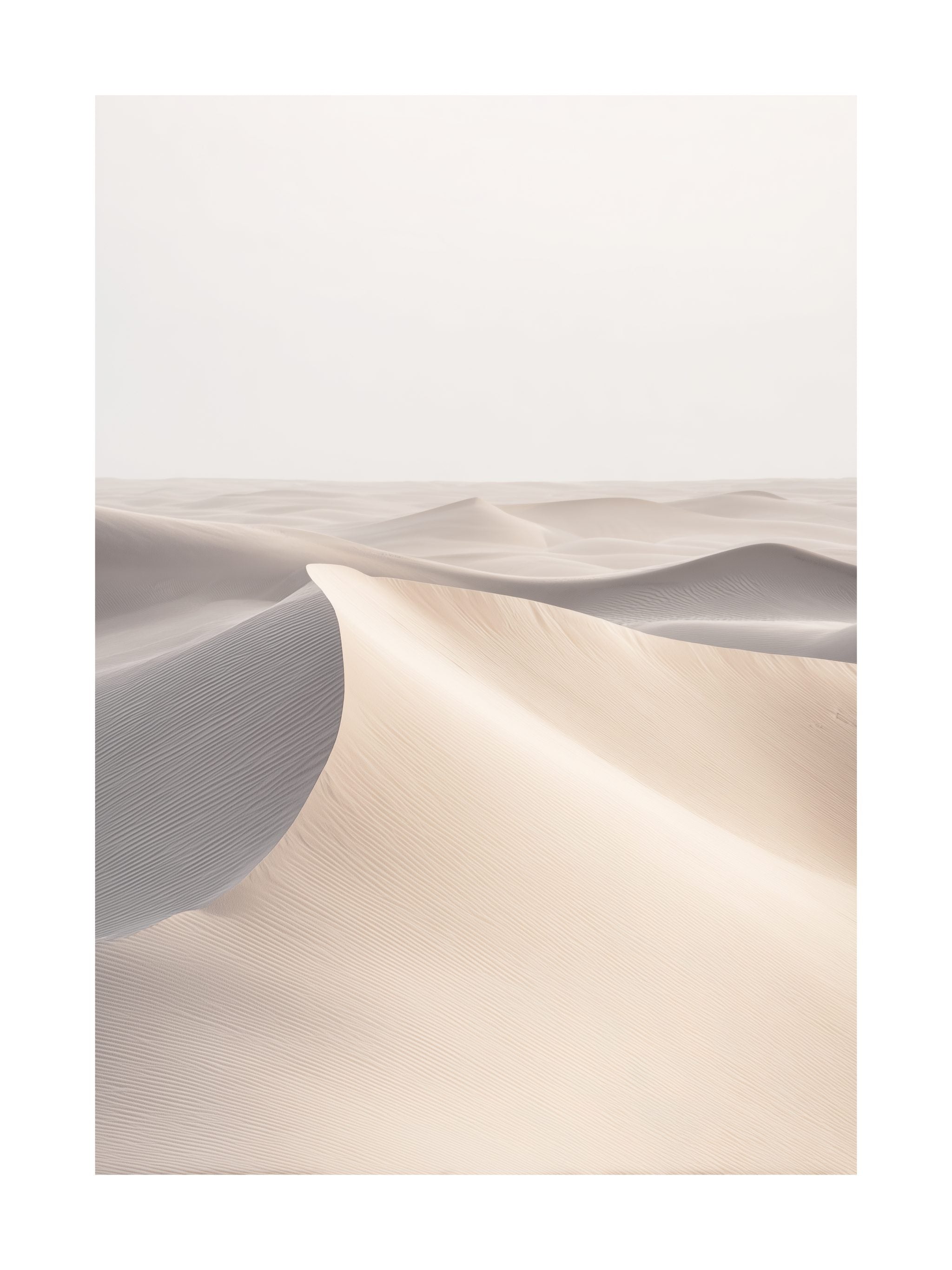 Minimal Sand Dunes Poster