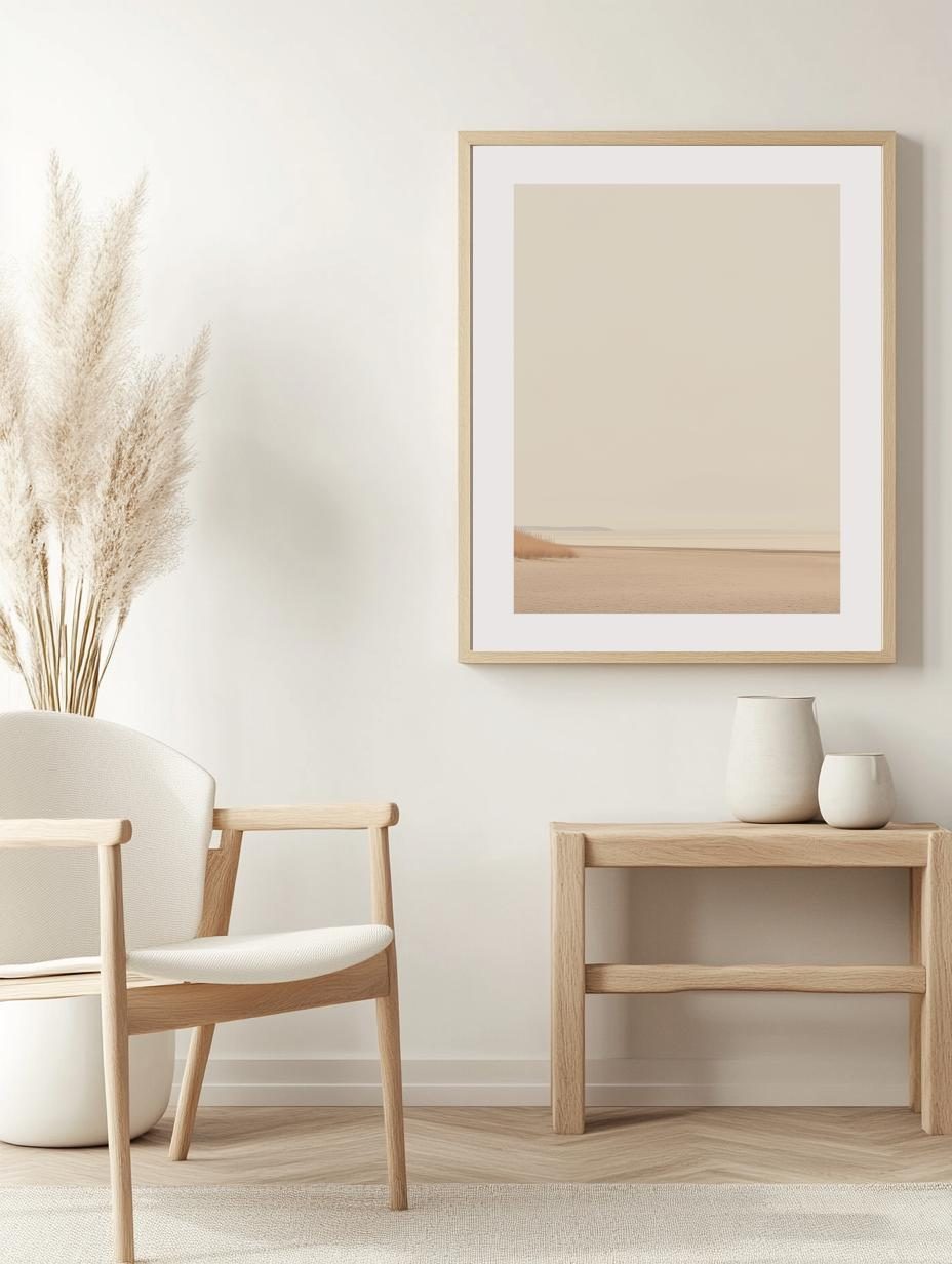 Minimalist Swedish Coast Poster