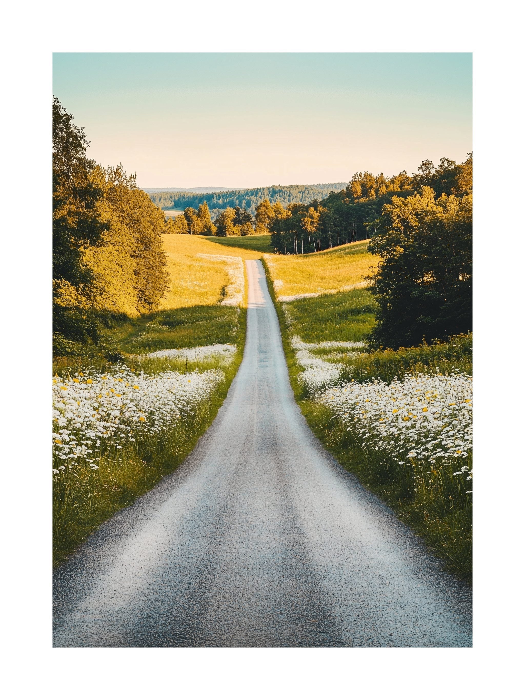 Swedish Country Road Poster