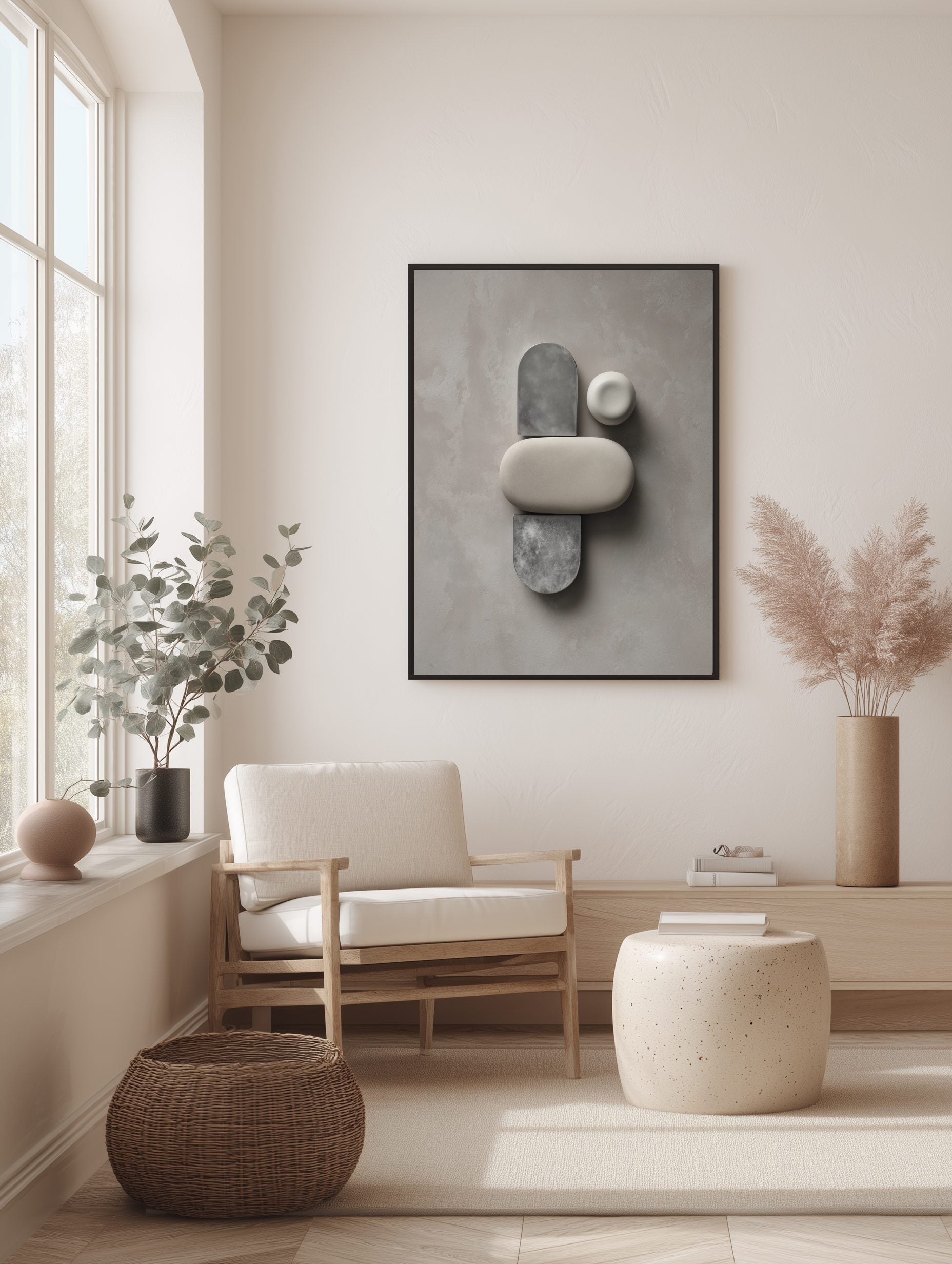 Abstract Stone Forms Poster