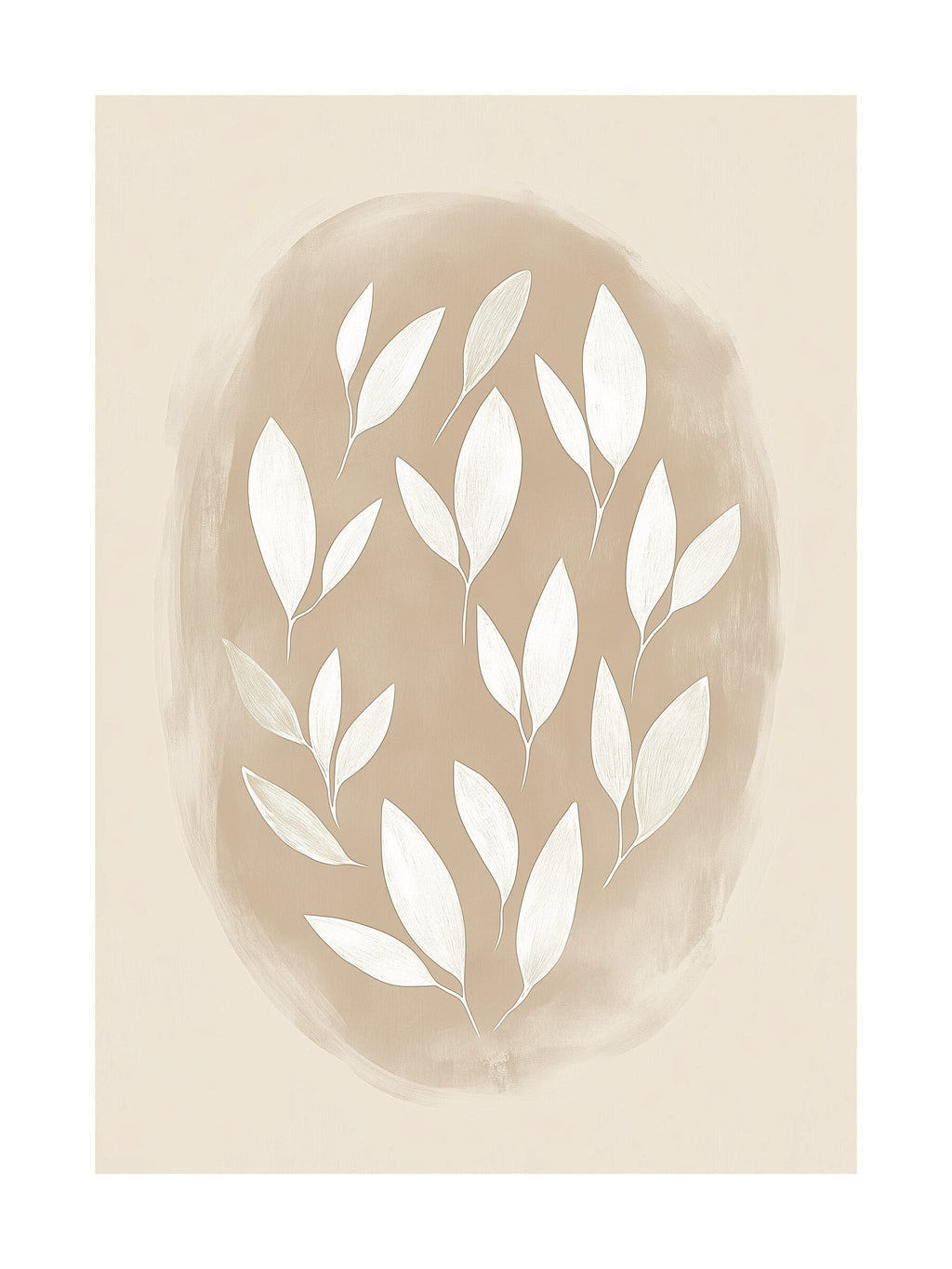 Whimsical Leaves Poster
