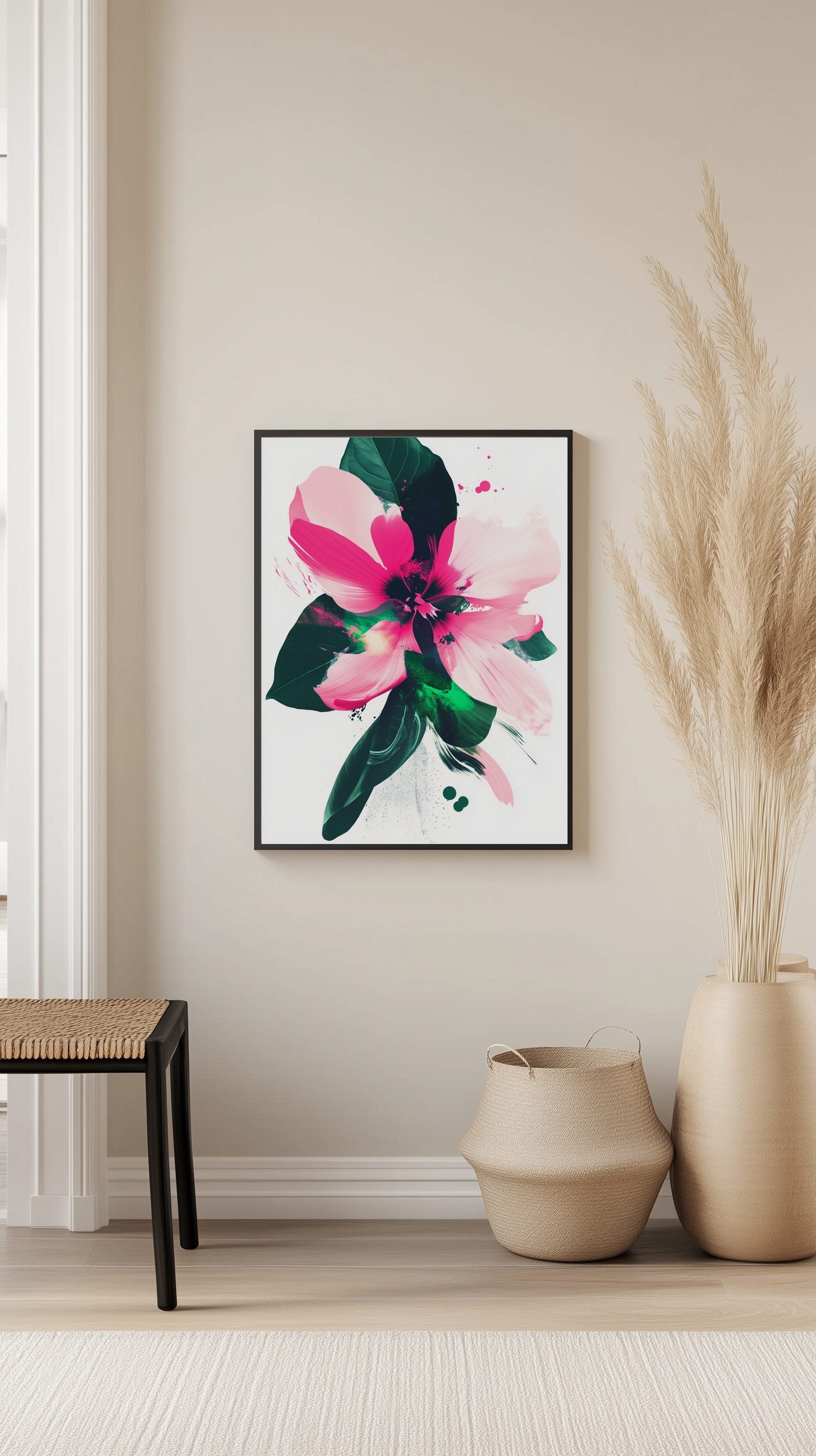 Vibrant Hibiscus Poster