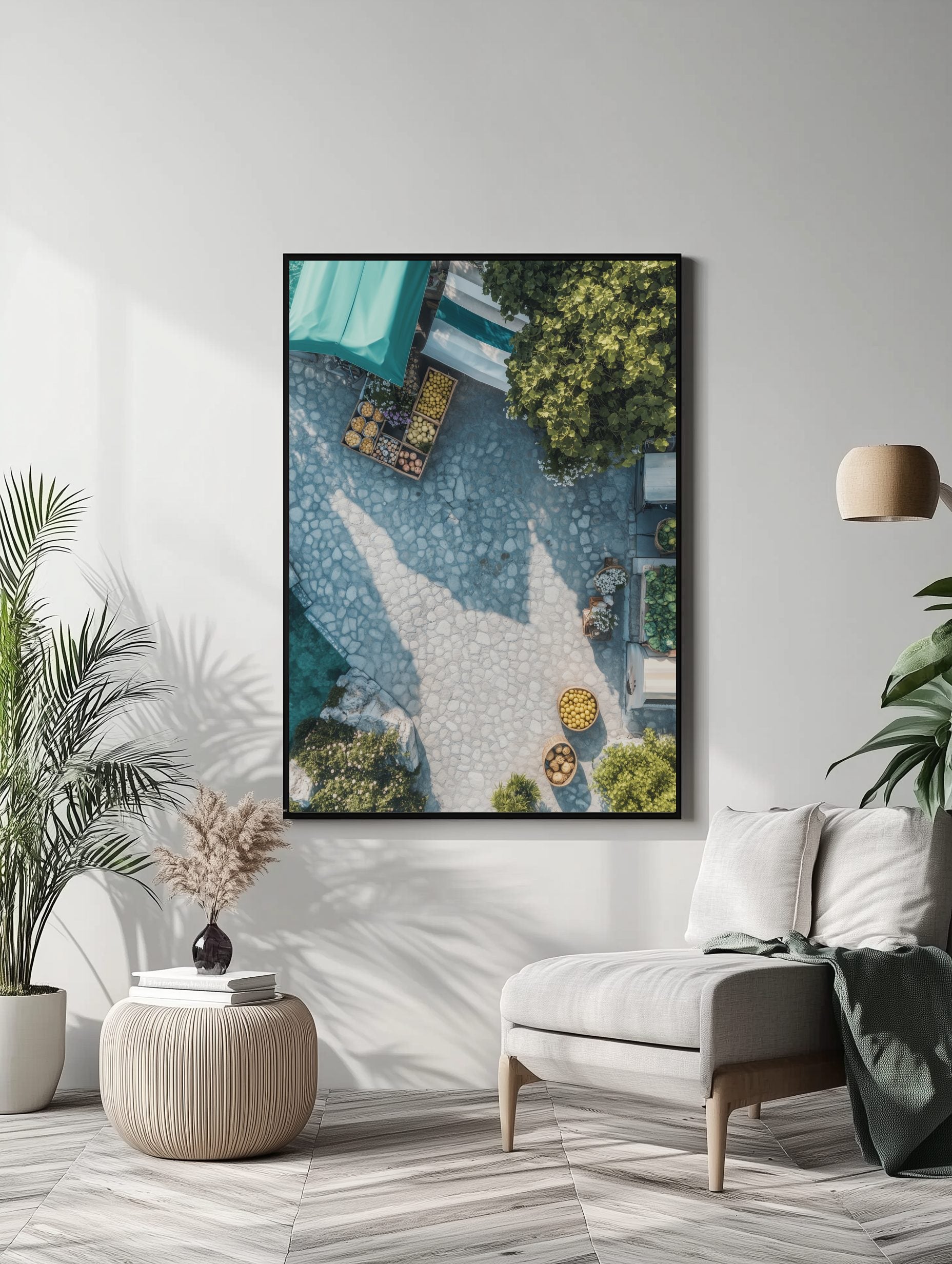 Market Morning Poster