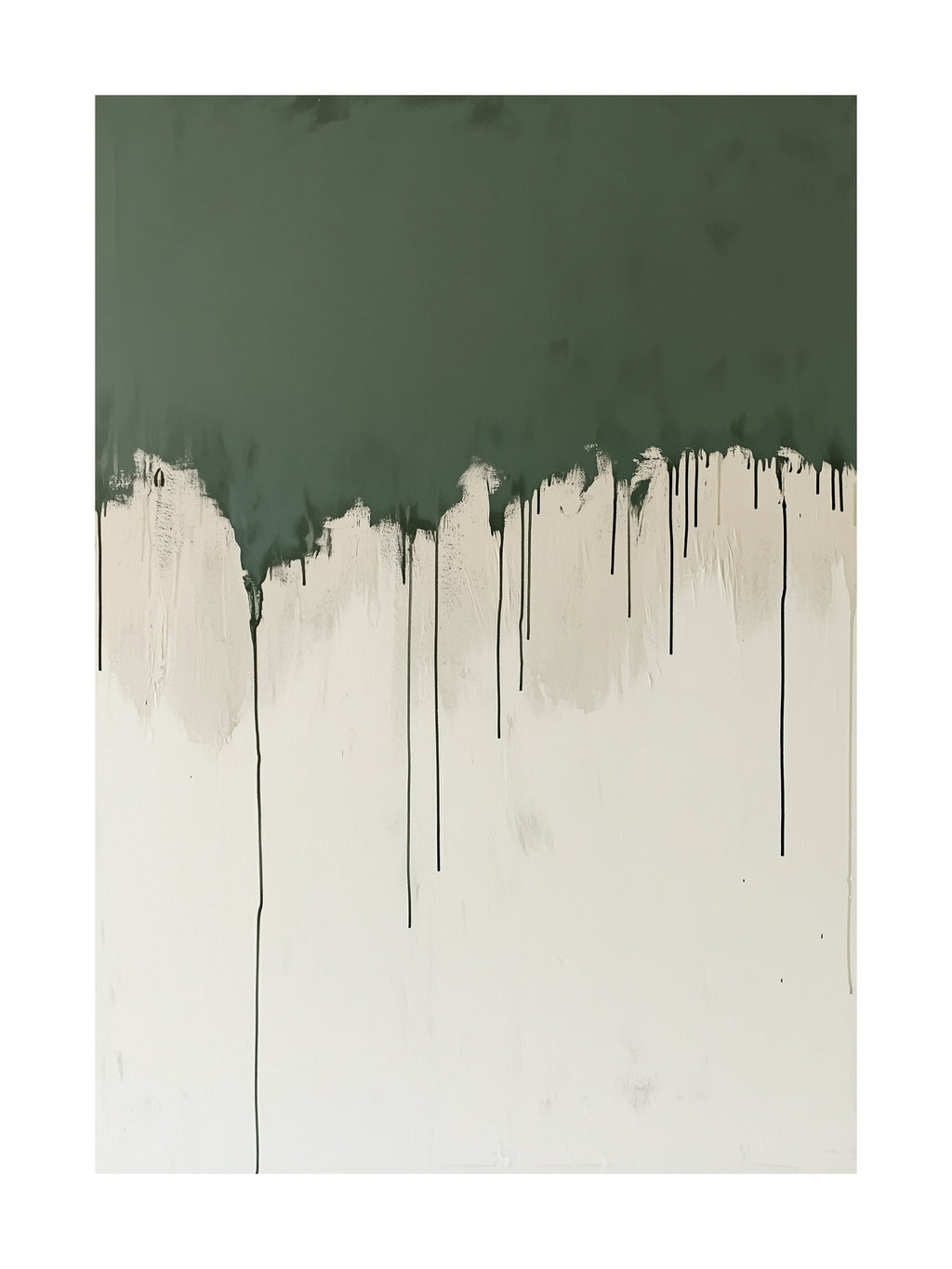 Dripping Paint Abstract Poster