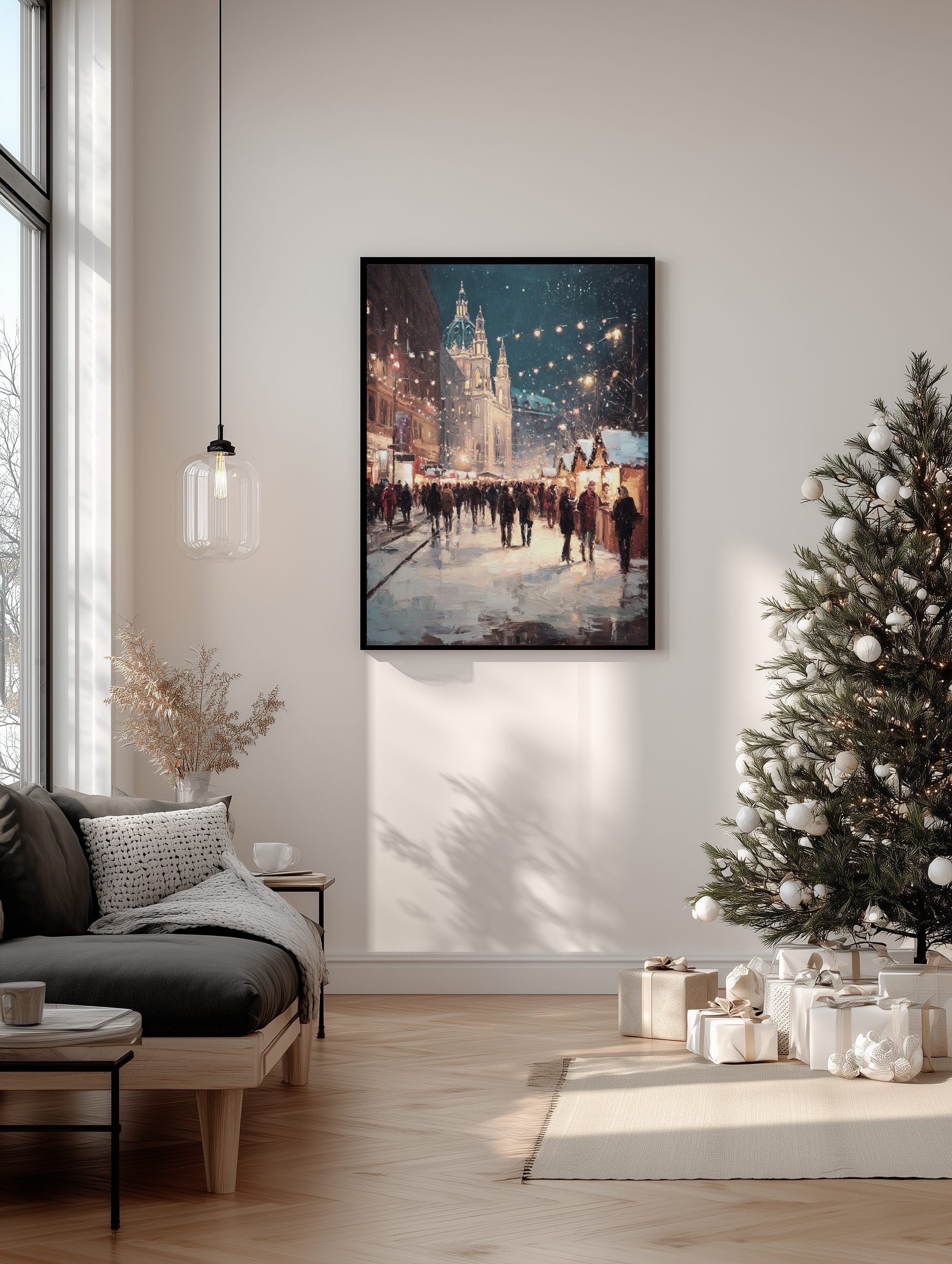 Vienna Christmas Market Poster